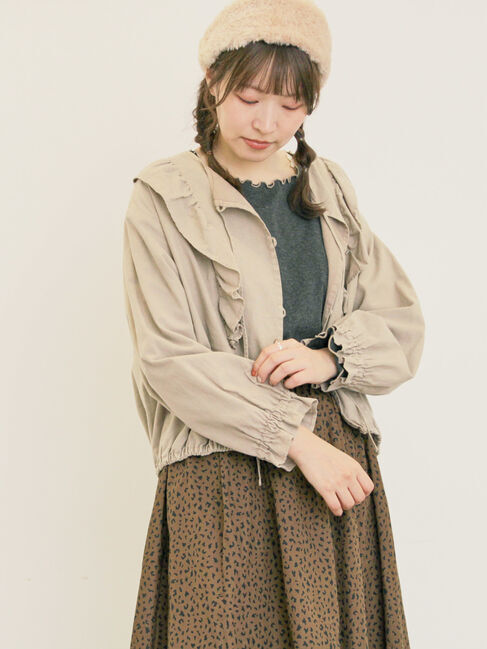 Samansa Mos2「リボンフリルジャケット」|その他|
