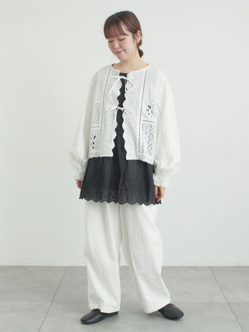 Samansa Mos2「綿麻コクーンパンツ」|その他|