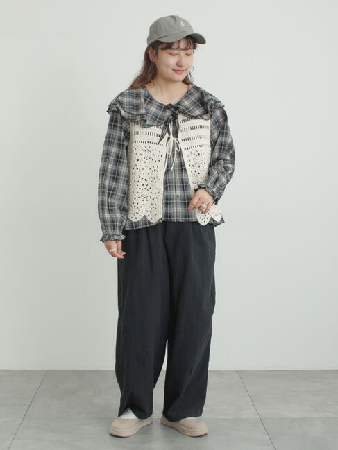 Samansa Mos2「綿麻コクーンパンツ」|その他|