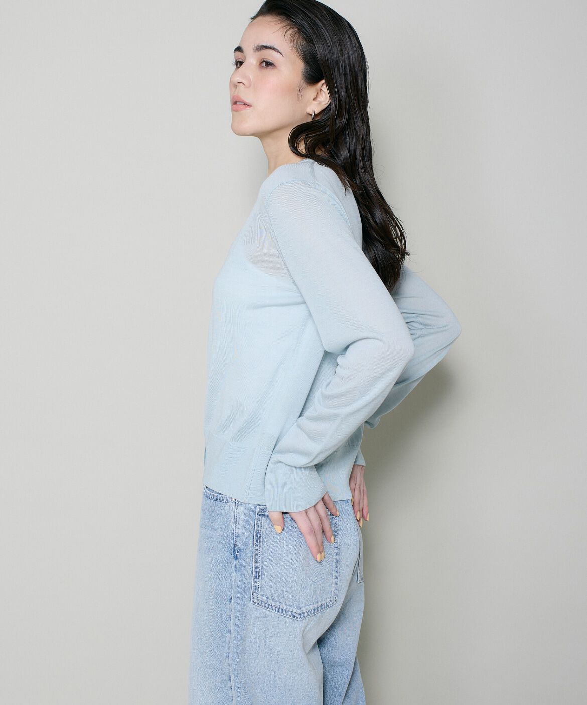 DAY by DAY it&rsquo;s international「シルクブレンドクルーネックカーディガン」|カーディガン|