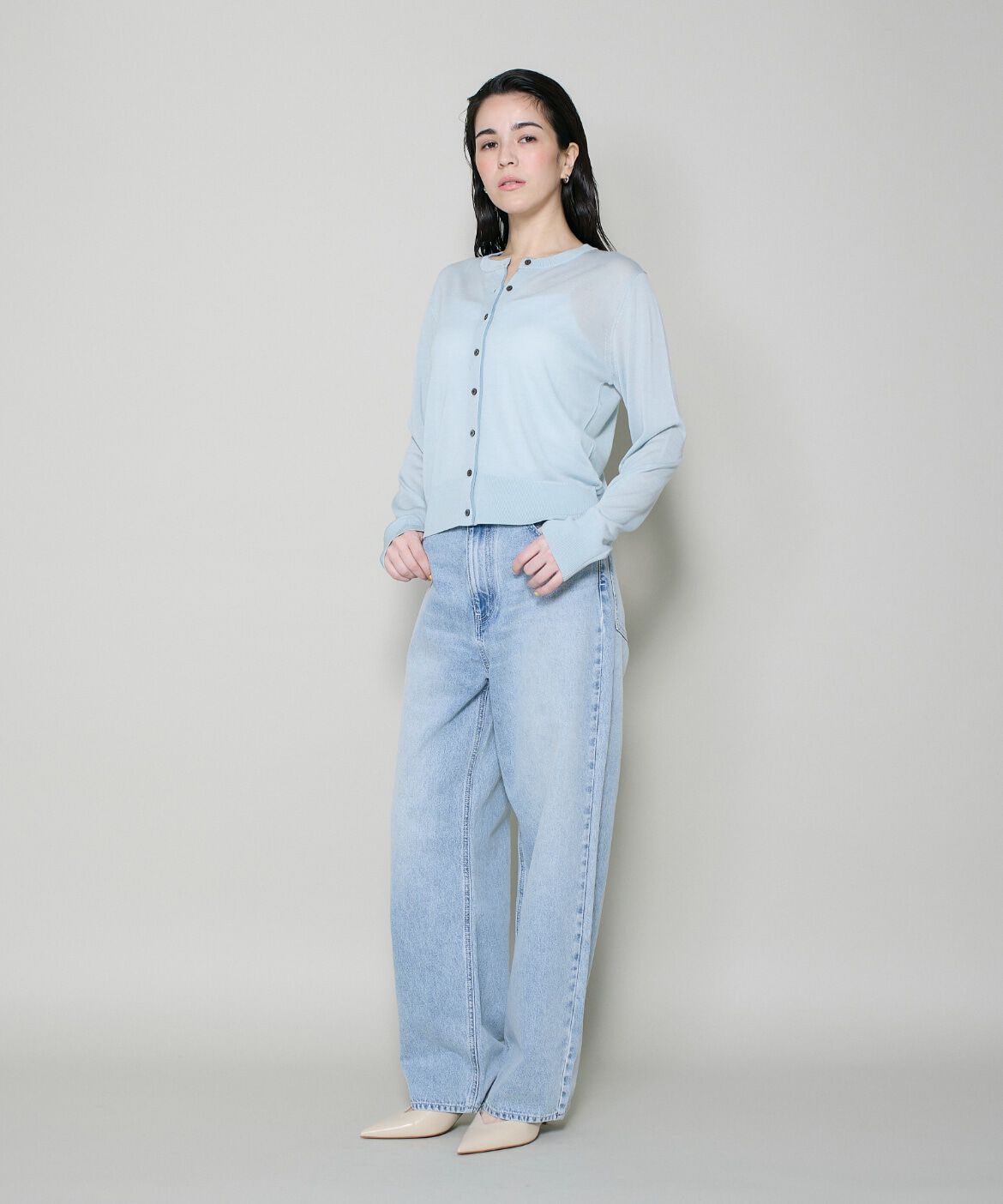 DAY by DAY it&rsquo;s international「シルクブレンドクルーネックカーディガン」|カーディガン|