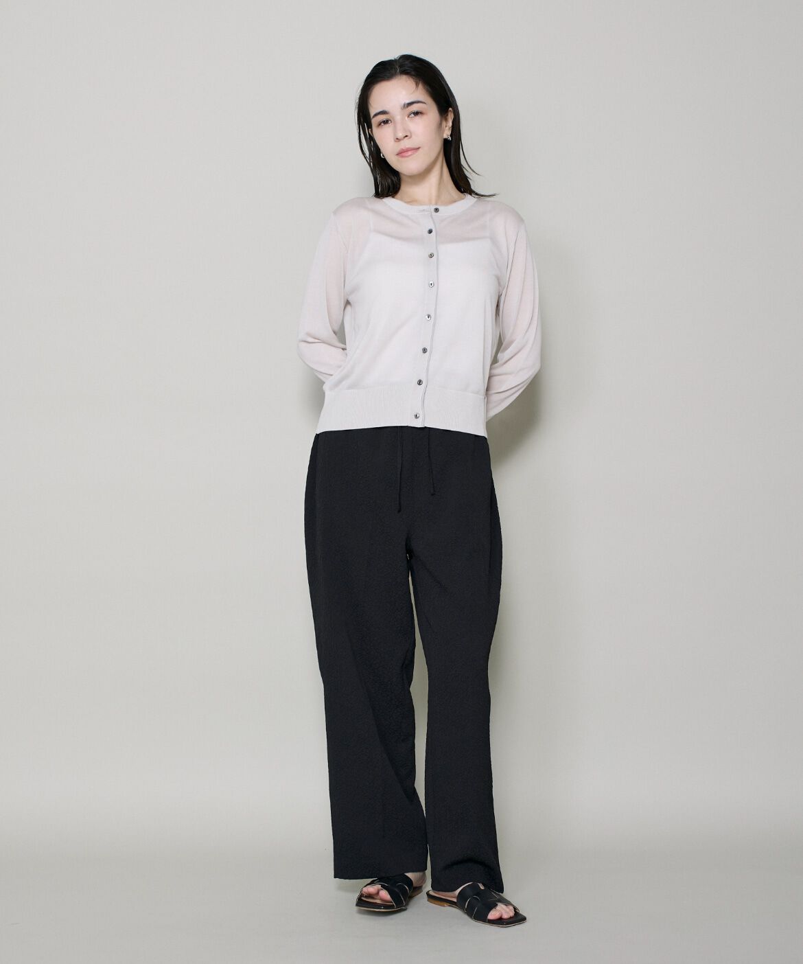 DAY by DAY it&rsquo;s international「シルクブレンドクルーネックカーディガン」|カーディガン|