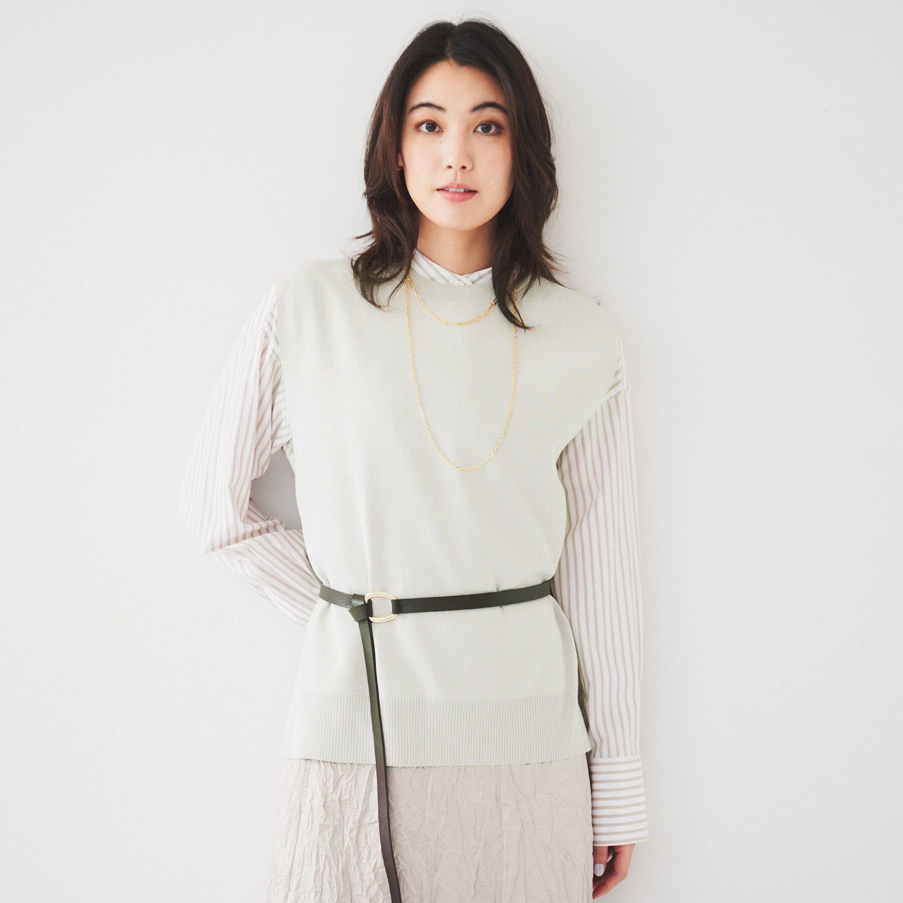 UNTITLED「【アンサンブル可能】ニットベスト」|ニット・セーター|