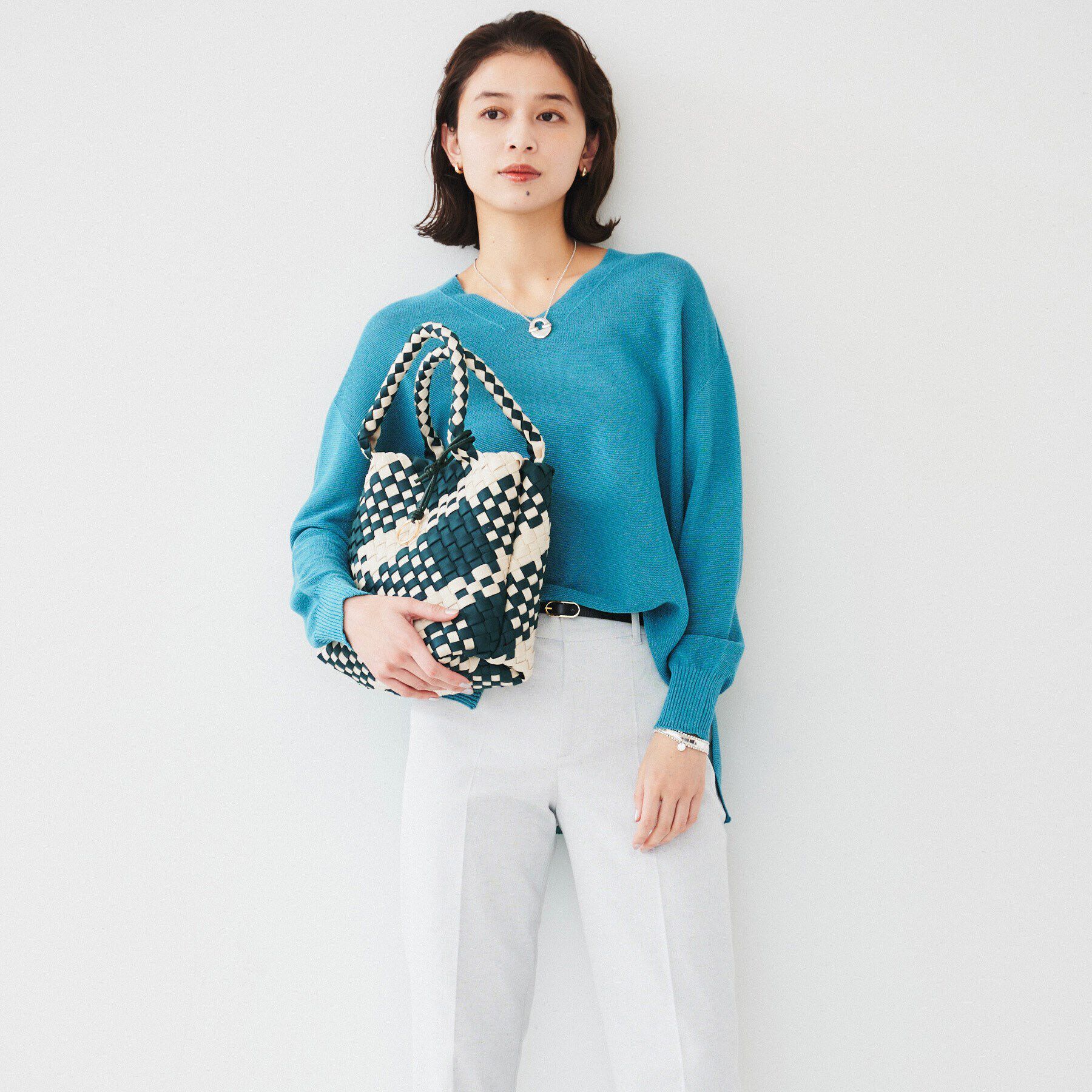 UNTITLED「カラーメッシュトート」|トートバッグ|