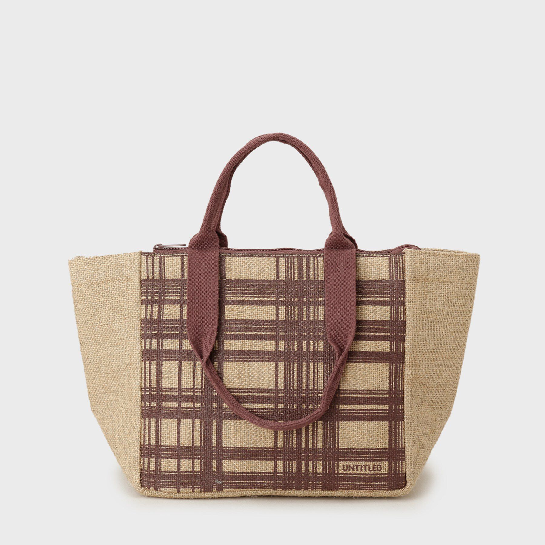 UNTITLED「【保冷機能付き】ジュートバッグ」|トートバッグ|ブラウン(143)