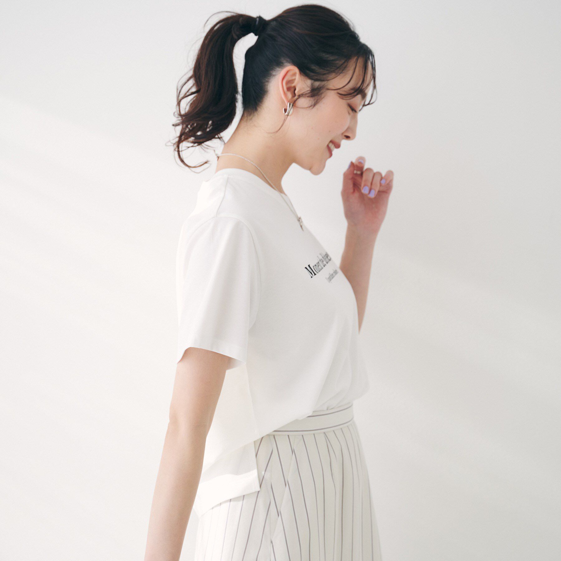 UNTITLED「【洗える】ロゴTシャツ」|Tシャツ・カットソー|