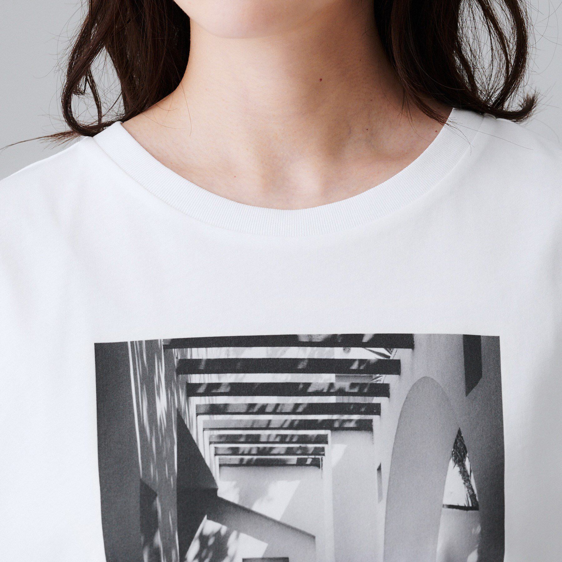 UNTITLED「【コットン100/プリントロゴ】フォトTシャツ」|Tシャツ・カットソー|