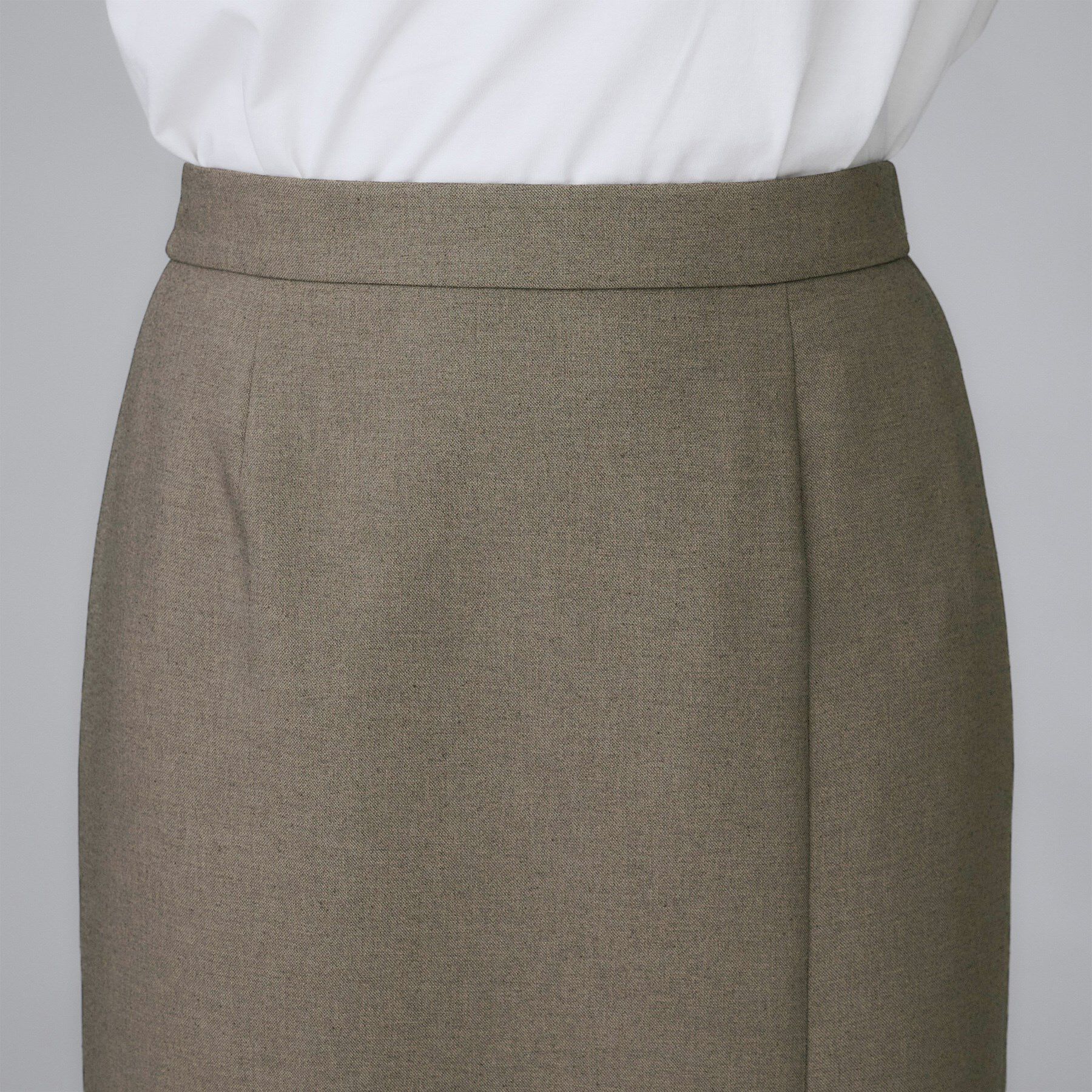 UNTITLED「【セットアップ可/洗える】スラブナロースカート」|スカート|