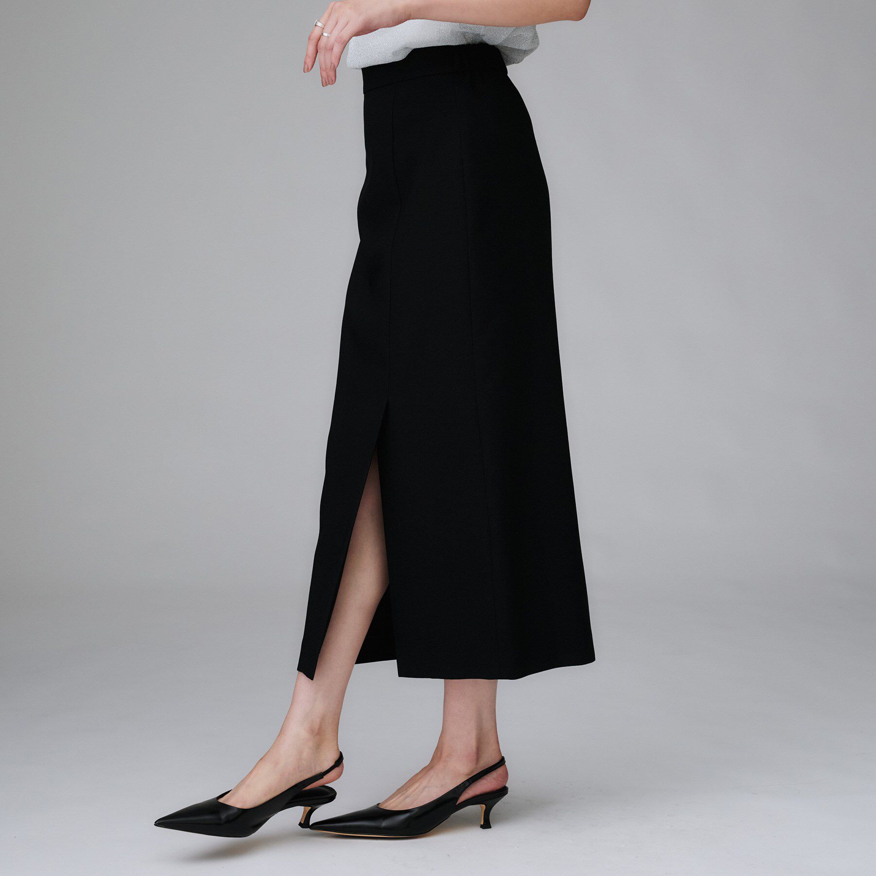 UNTITLED「【セットアップ可/洗える】スラブナロースカート」|スカート|