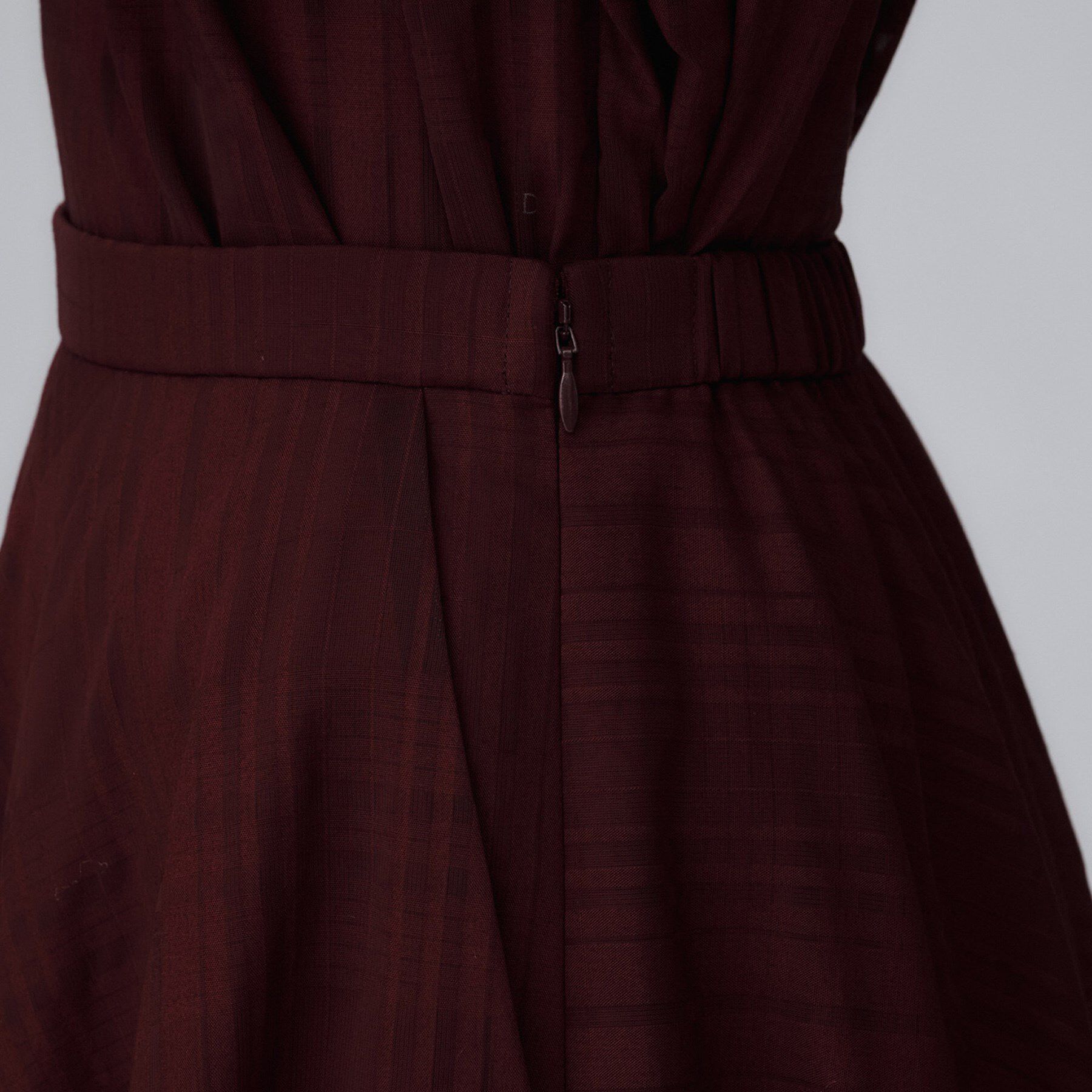 UNTITLED「【セットアップ可/後ろウエストゴム】シアーチェックスカート」|スカート|