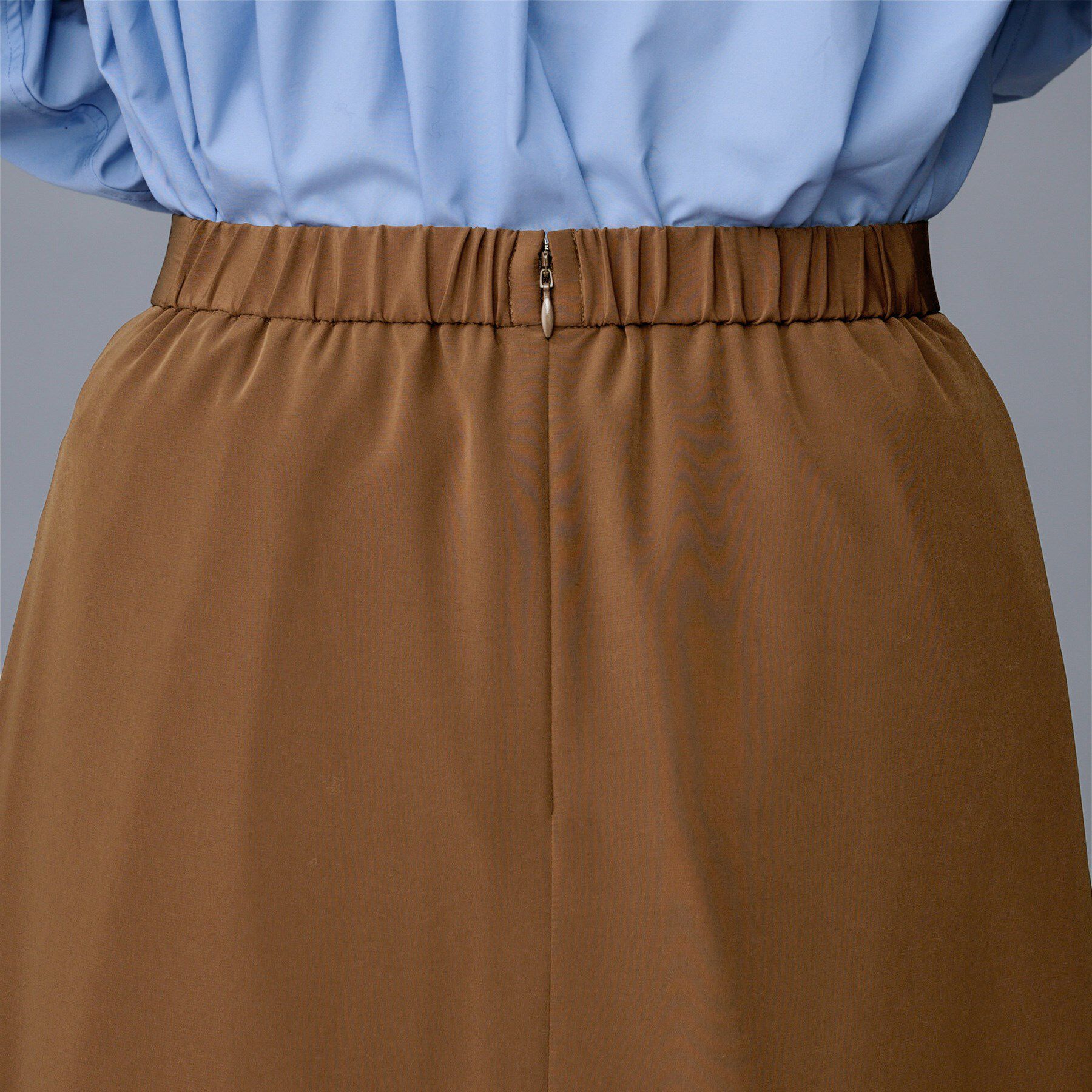 UNTITLED「【セットアップ可/後ろウエストゴム】リラクパウダースカート」|スカート|