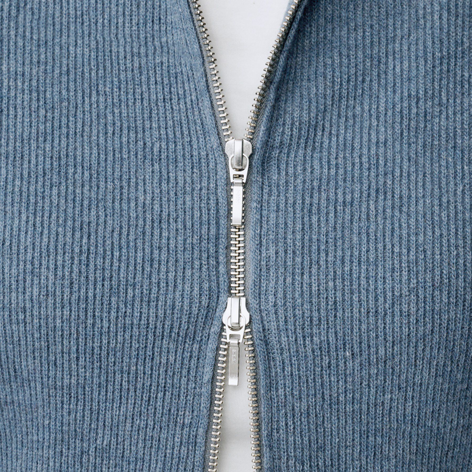 UNTITLED「【ゆったりサイズ／着丈短め】ジップニットカーディガン」|カーディガン|