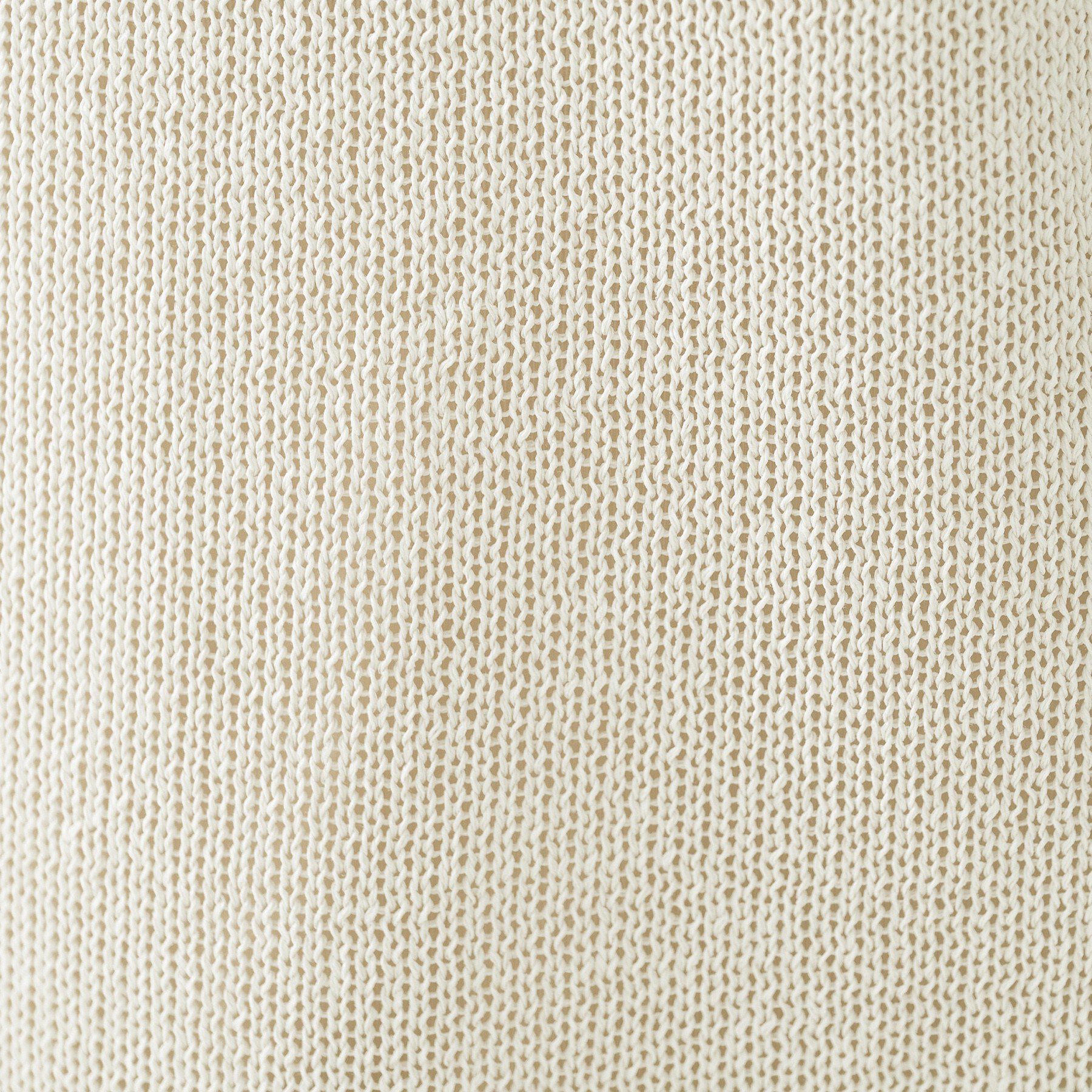 UNTITLED「【洗える/ゆったり/程よい透け感】クルーネックドライニット」|ニット・セーター|