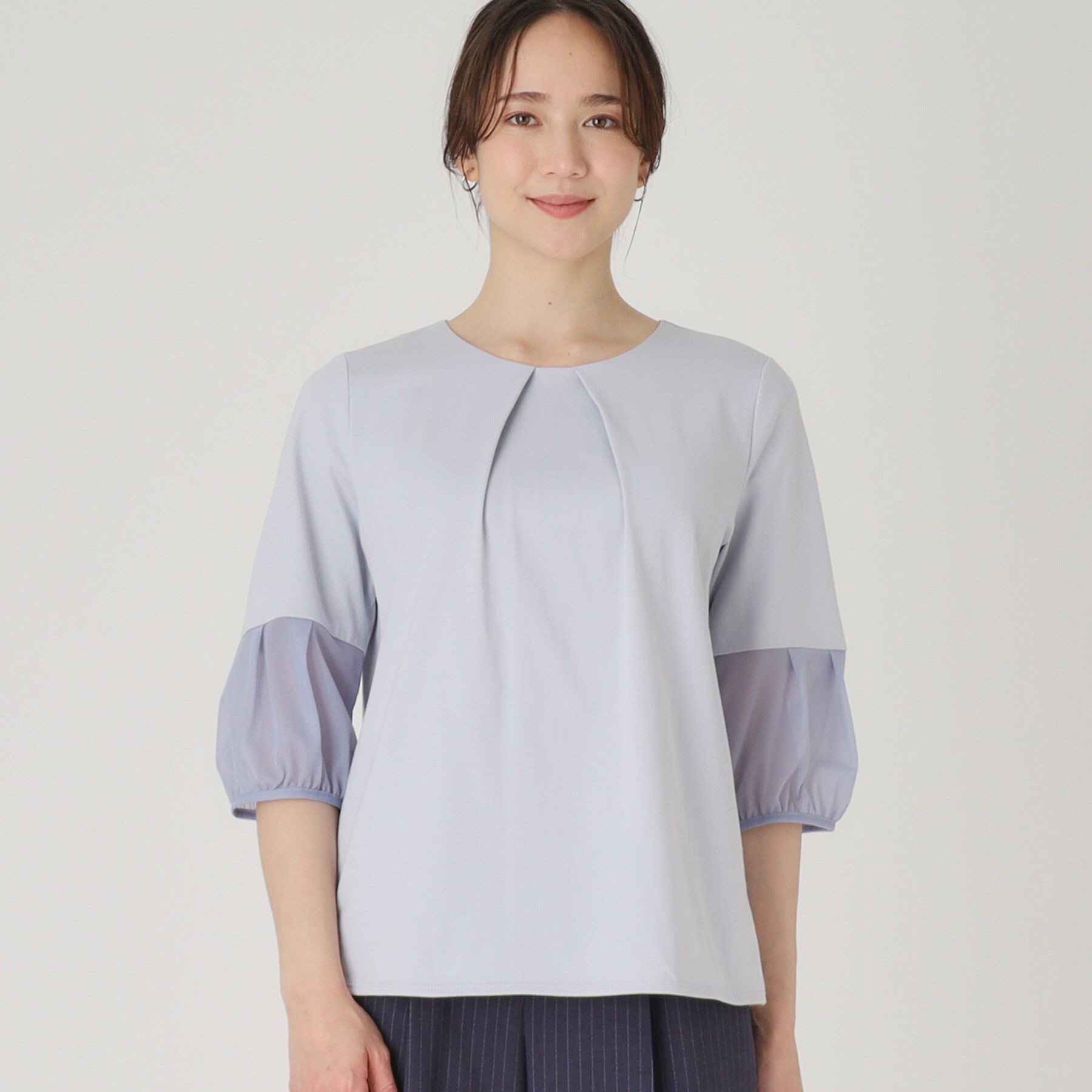 COUP DE CHANCE「【洗える／日本製】袖デザイントップス」|Tシャツ・カットソー|