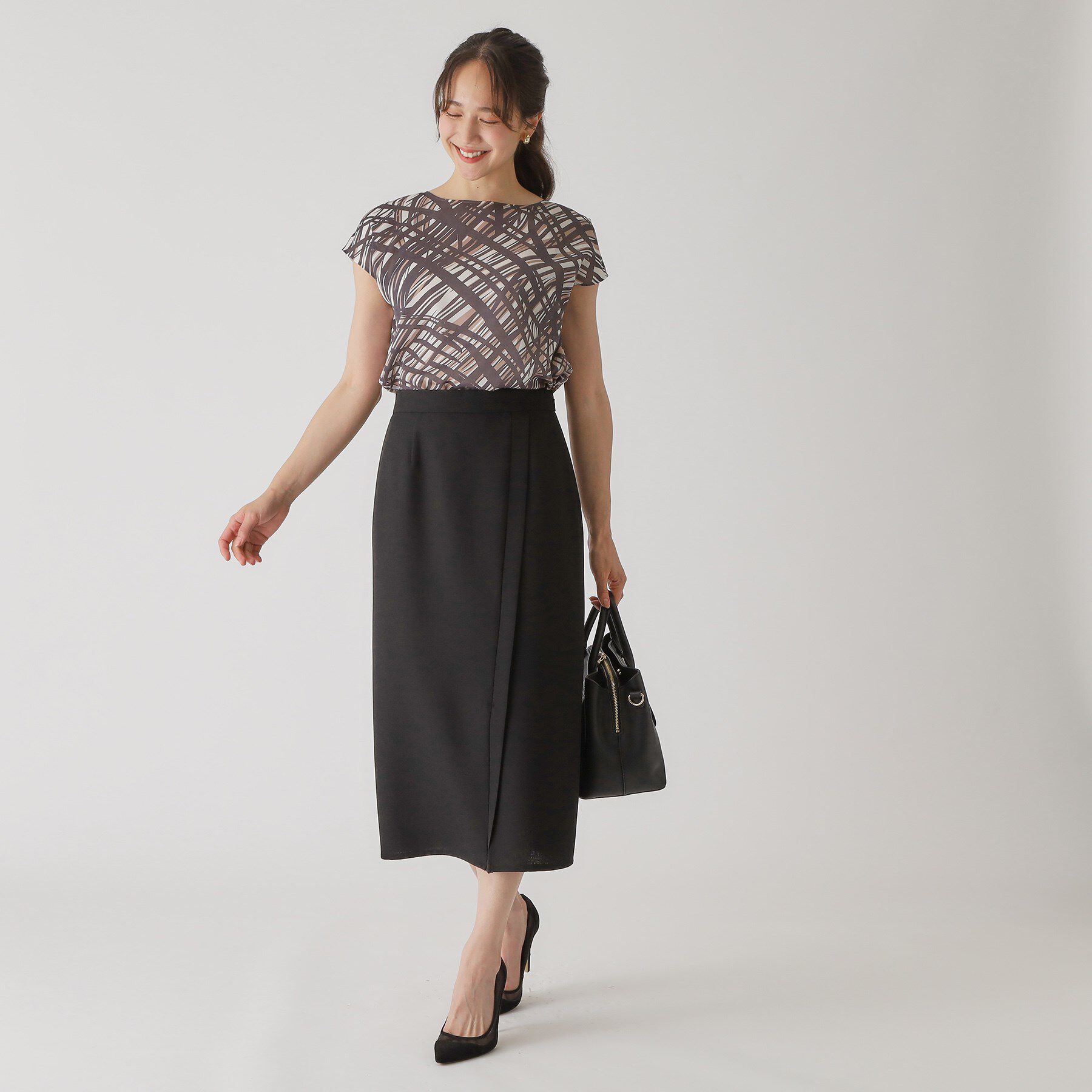 COUP DE CHANCE「【手洗い可／日本製】きれいめデザインタイトスカート」|スカート|