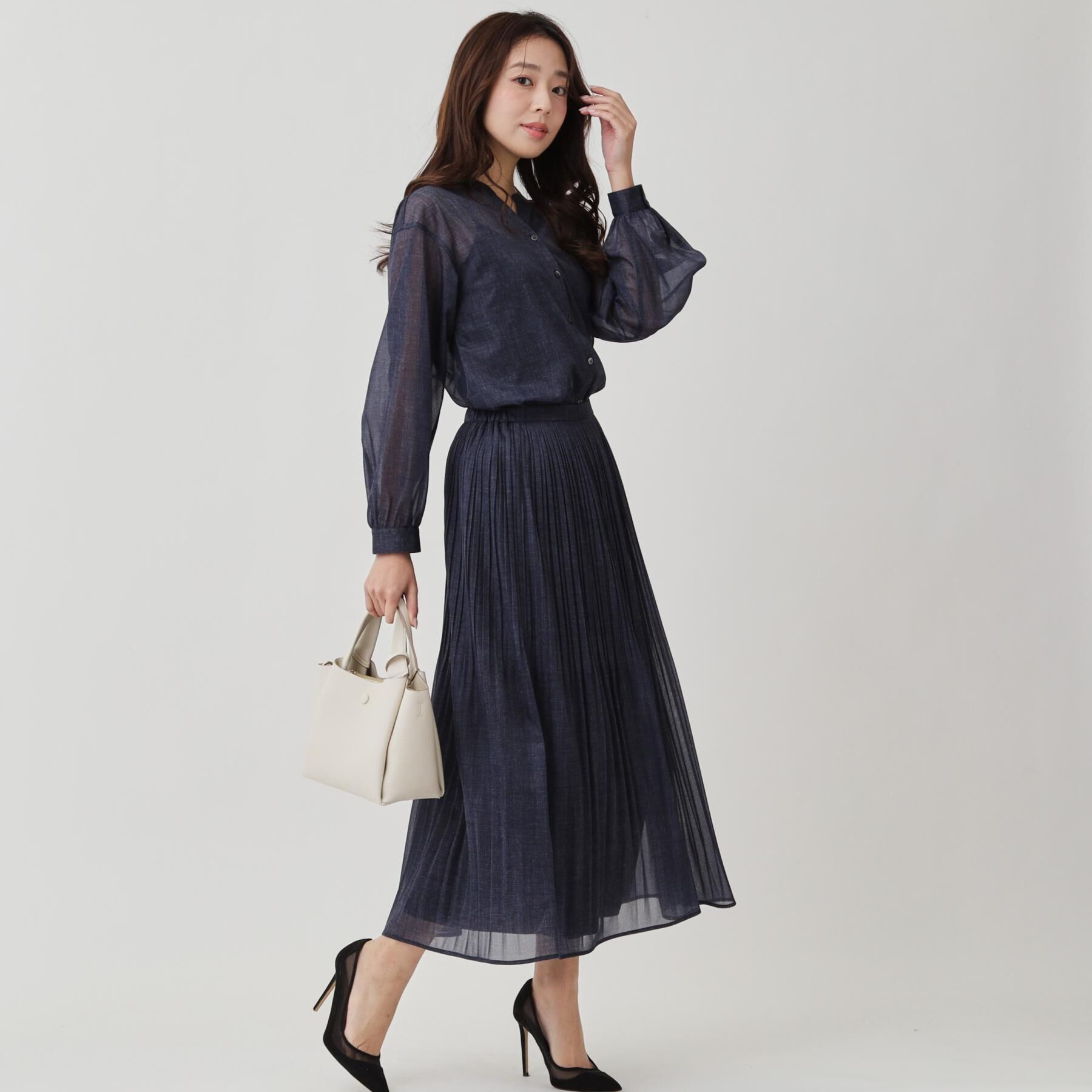 COUP DE CHANCE「【手洗い可】シアーブラウス」|シャツ・ブラウス|