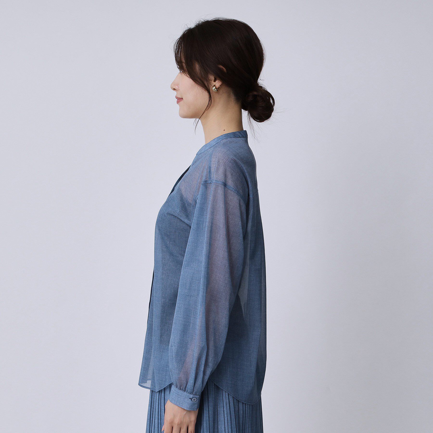 COUP DE CHANCE「【手洗い可】シアーブラウス」|シャツ・ブラウス|