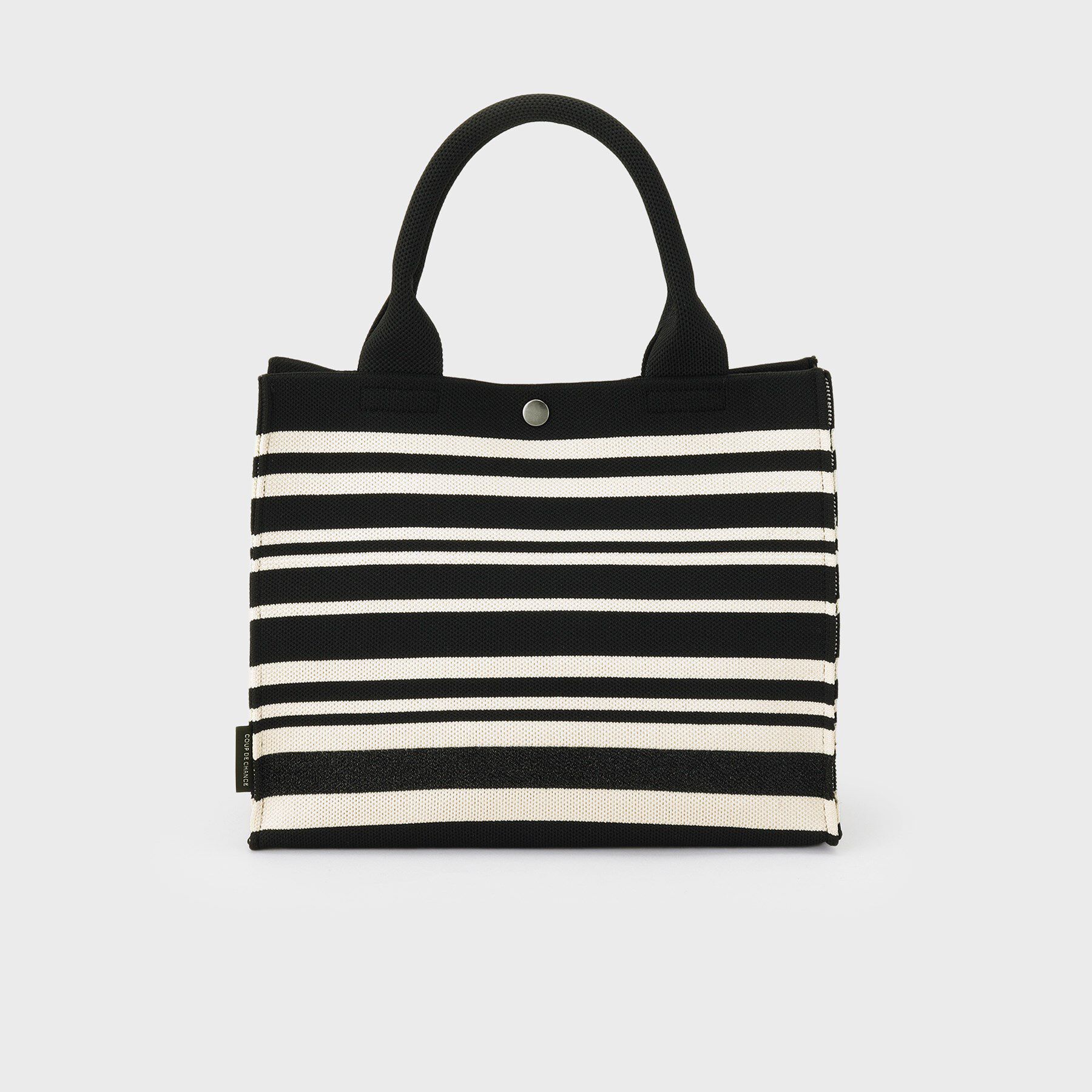 COUP DE CHANCE「トーンリズムニット／大人ボーダー柄／ニットバック」|トートバッグ|