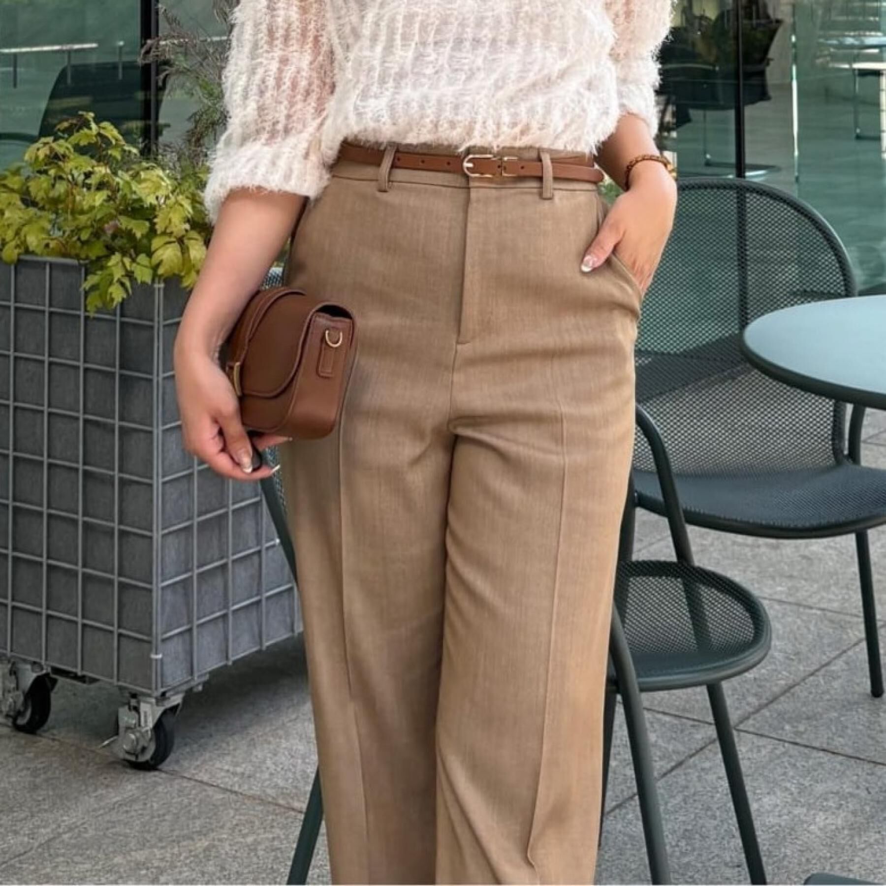 COUP DE CHANCE「【手洗い可／日本製】きれいめデニム風パンツ」|その他|