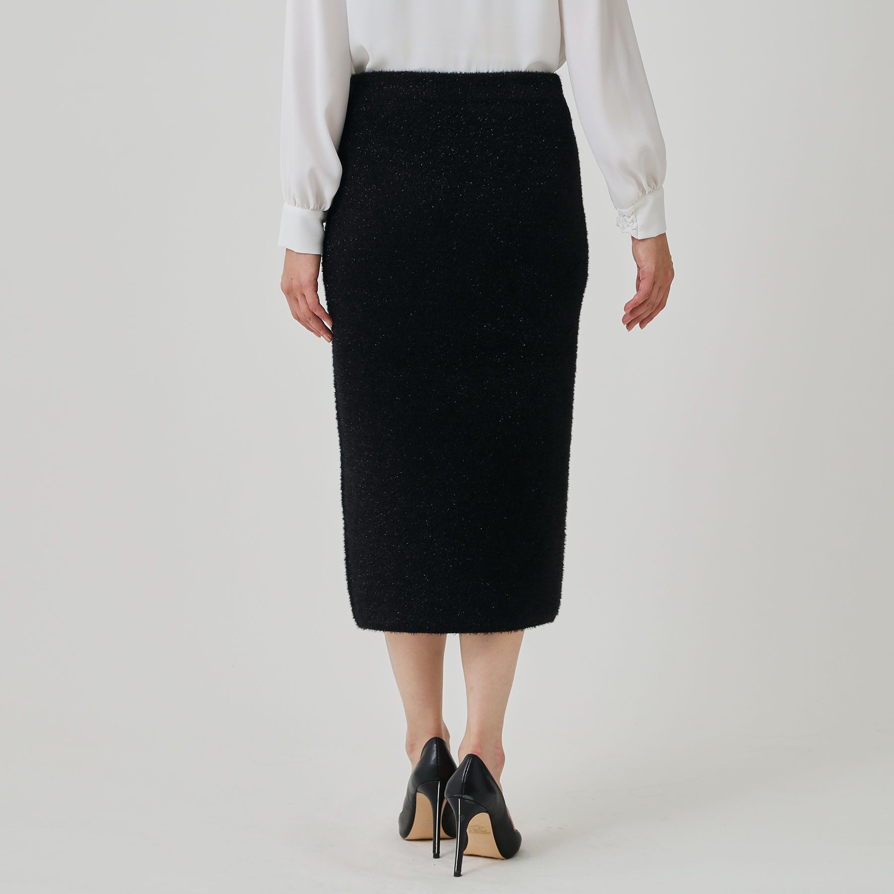 COUP DE CHANCE「【手洗い可／セットアップ可】フェザーモールのニットスカート」|スカート|