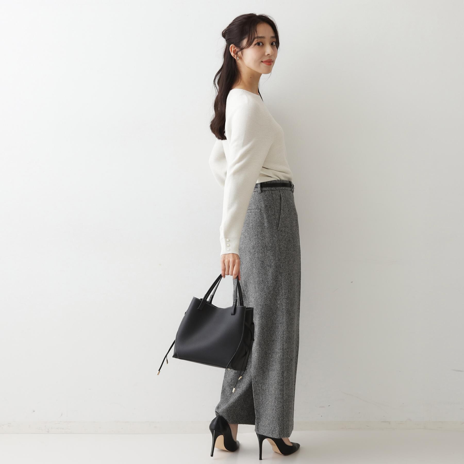 COUP DE CHANCE「【日本製】ラメ入りツイードパンツ」|その他|