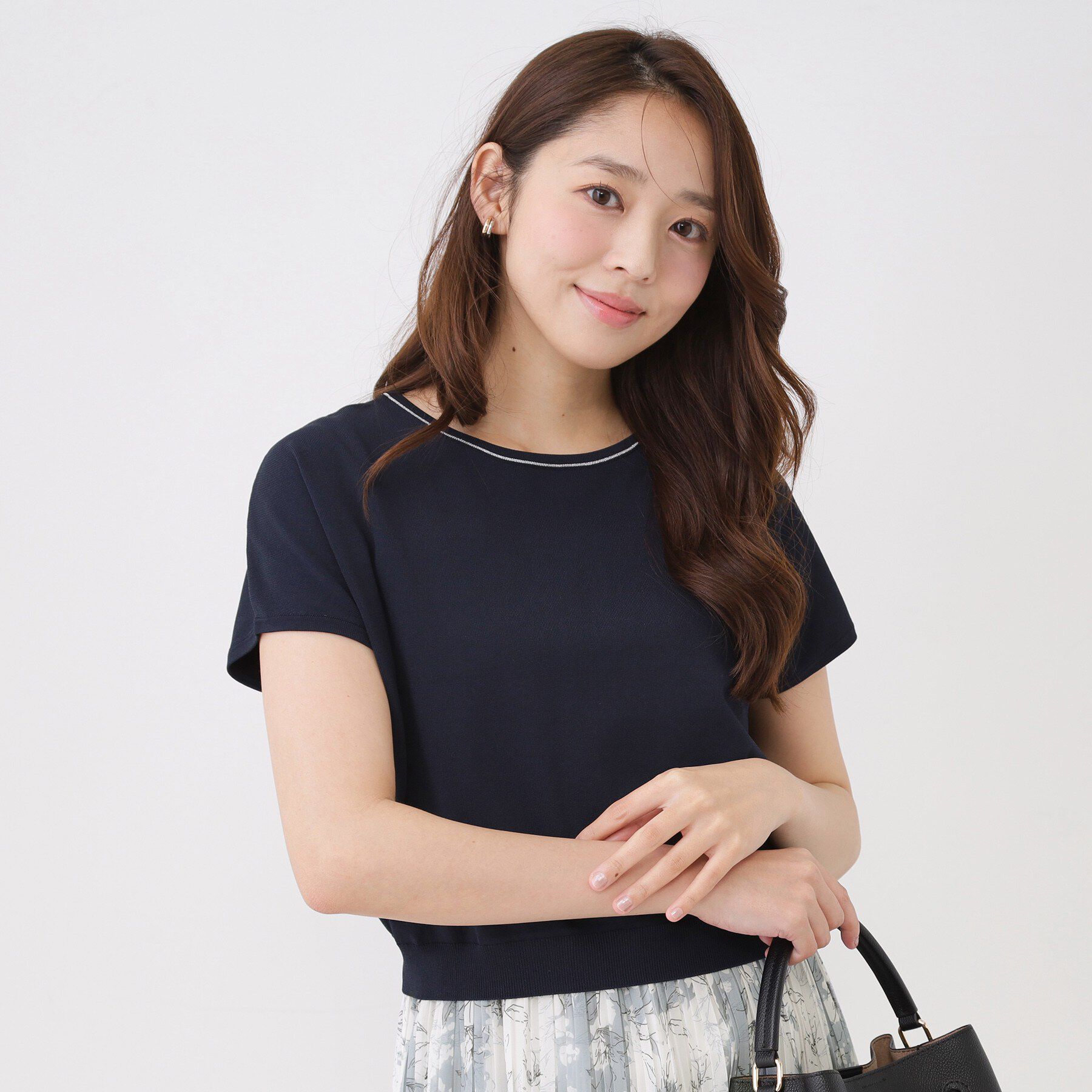 COUP DE CHANCE「【手洗い可】ニットトップスとプリーツスカートのセットアイテム」|スーツ|