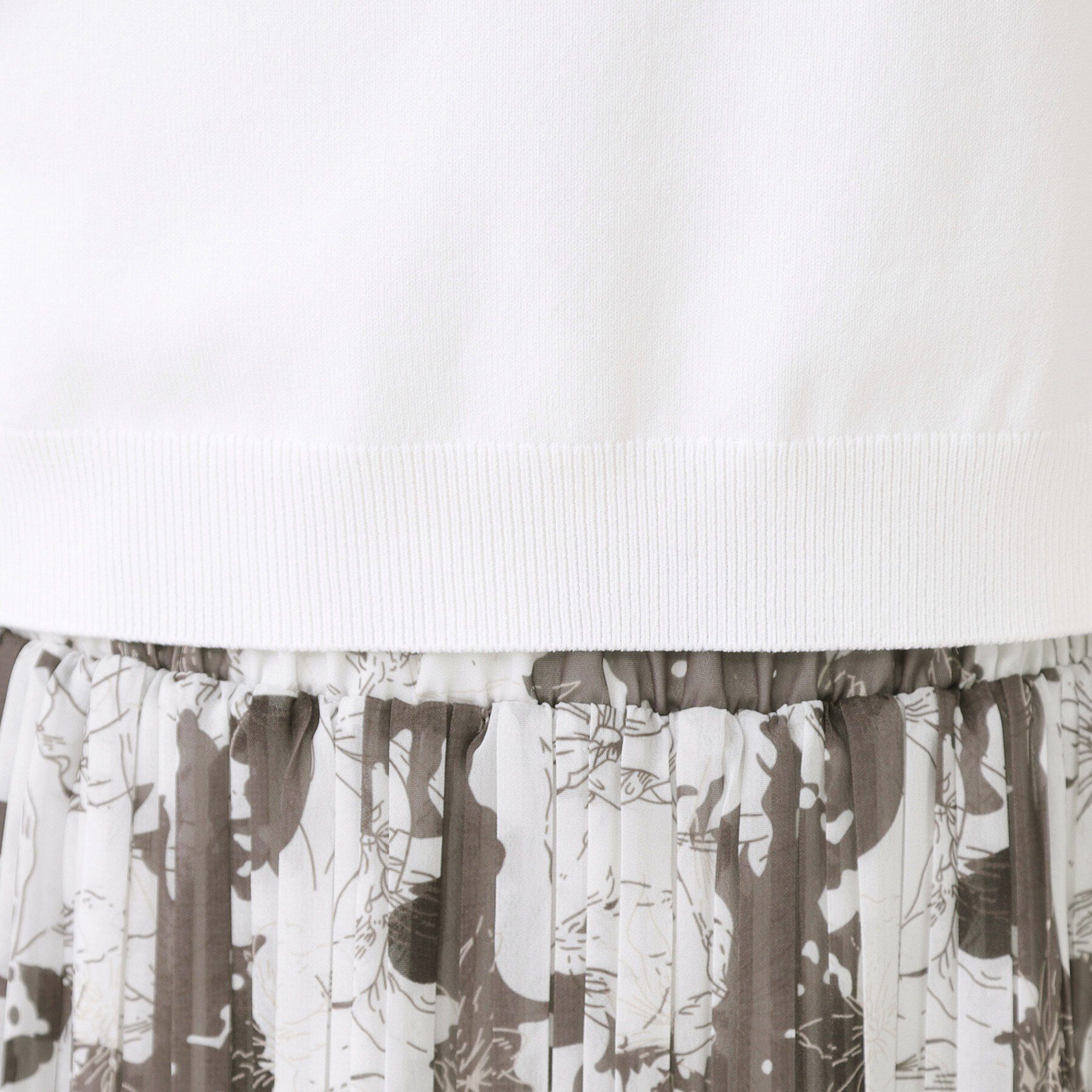 COUP DE CHANCE「【手洗い可】ニットトップスとプリーツスカートのセットアイテム」|スーツ|