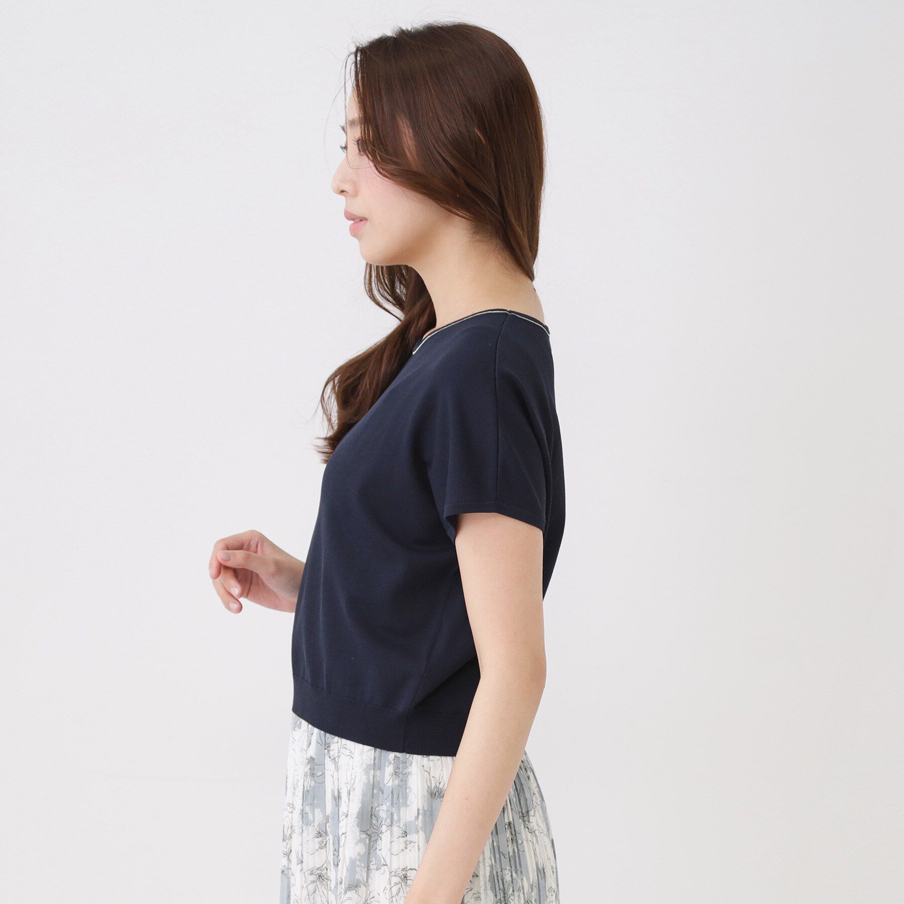 COUP DE CHANCE「【手洗い可】ニットトップスとプリーツスカートのセットアイテム」|スーツ|