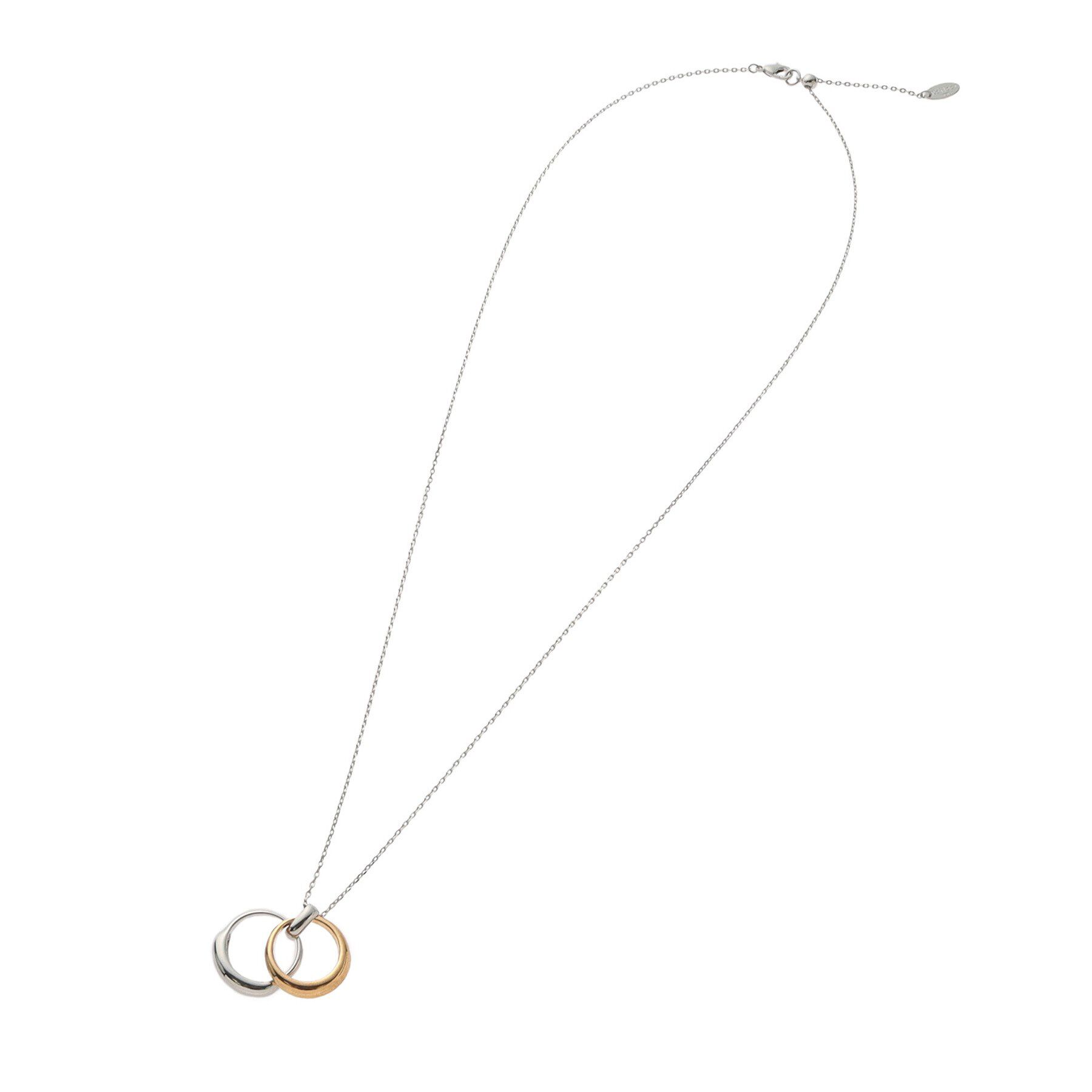 Reflect「【カジュアルにもエレガントにも◎】ダブルリングネックレス」|ネックレス|