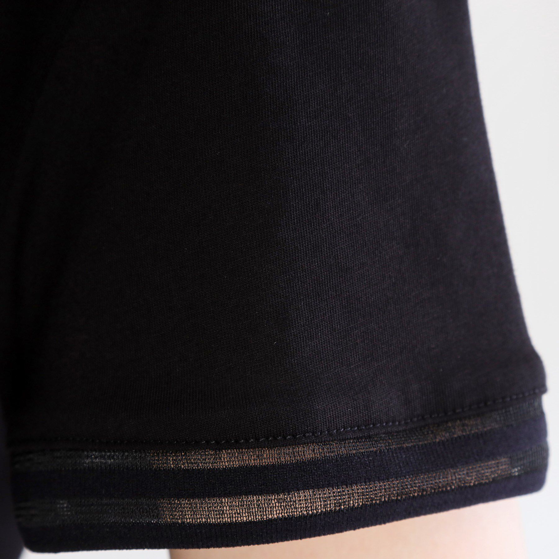 Reflect「【インナーにおすすめ◎】シアーネックデザインプルオーバー」|Tシャツ・カットソー|