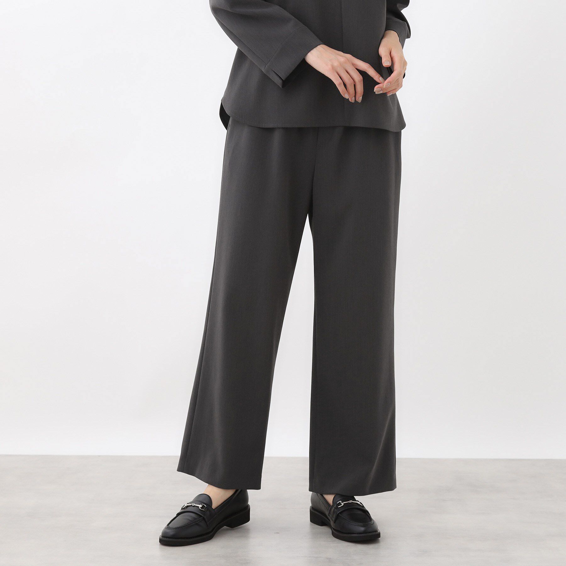 Reflect「【ウエスト総ゴム／セットアップ可】フルレングスストレートパンツ」|その他|