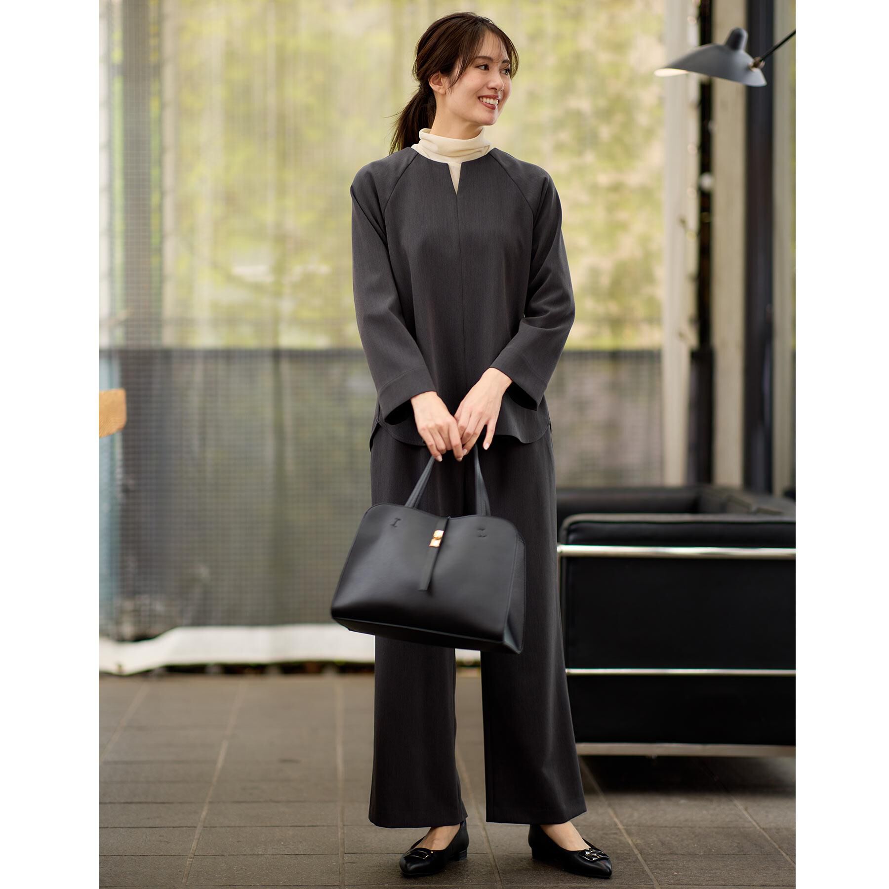 Reflect「【レイヤードスタイル◎／セットアップ可】ラグランスリーブプルオーバー」|シャツ・ブラウス|