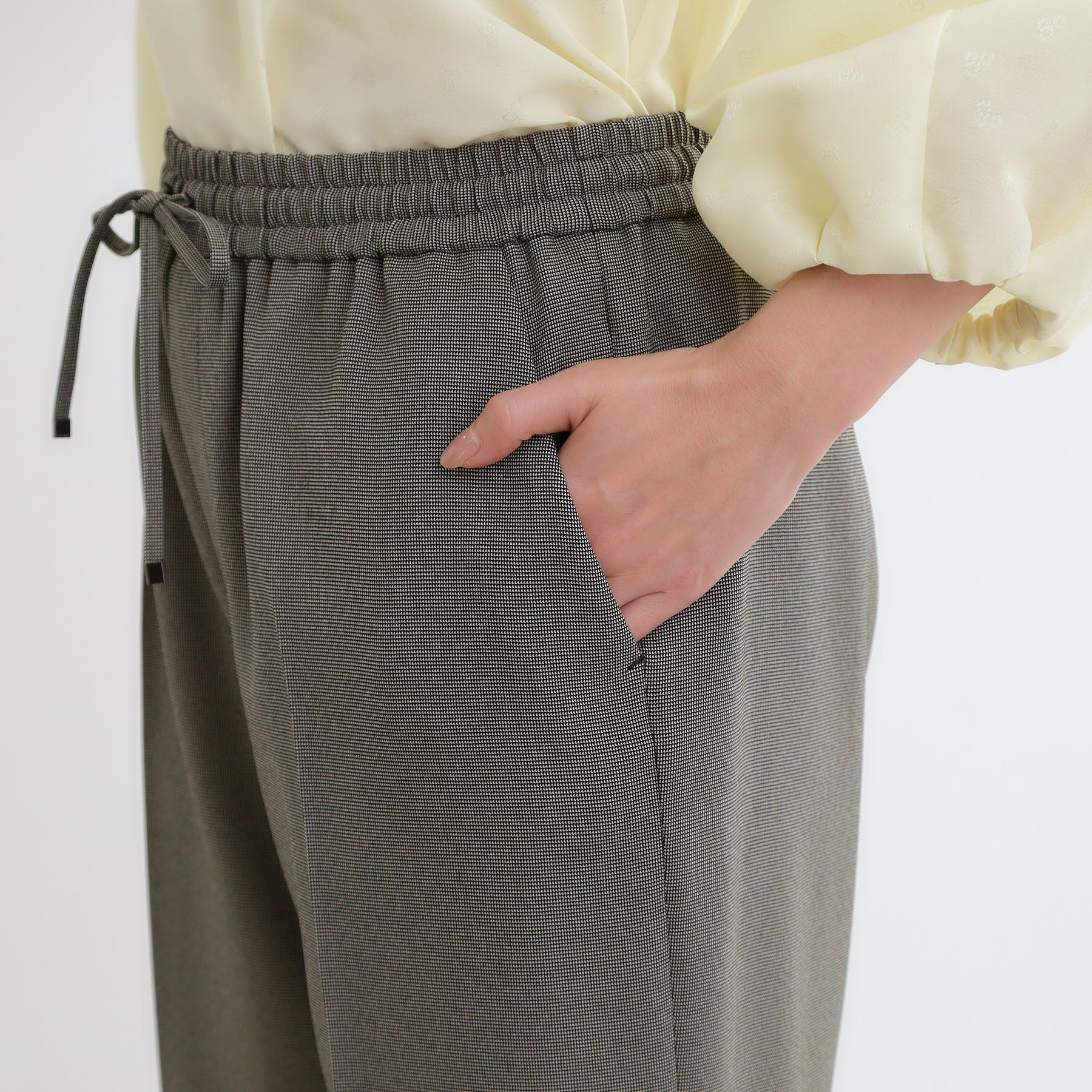 Reflect「【ウエスト総ゴム】チェック柄イージーワイドパンツ」|その他|