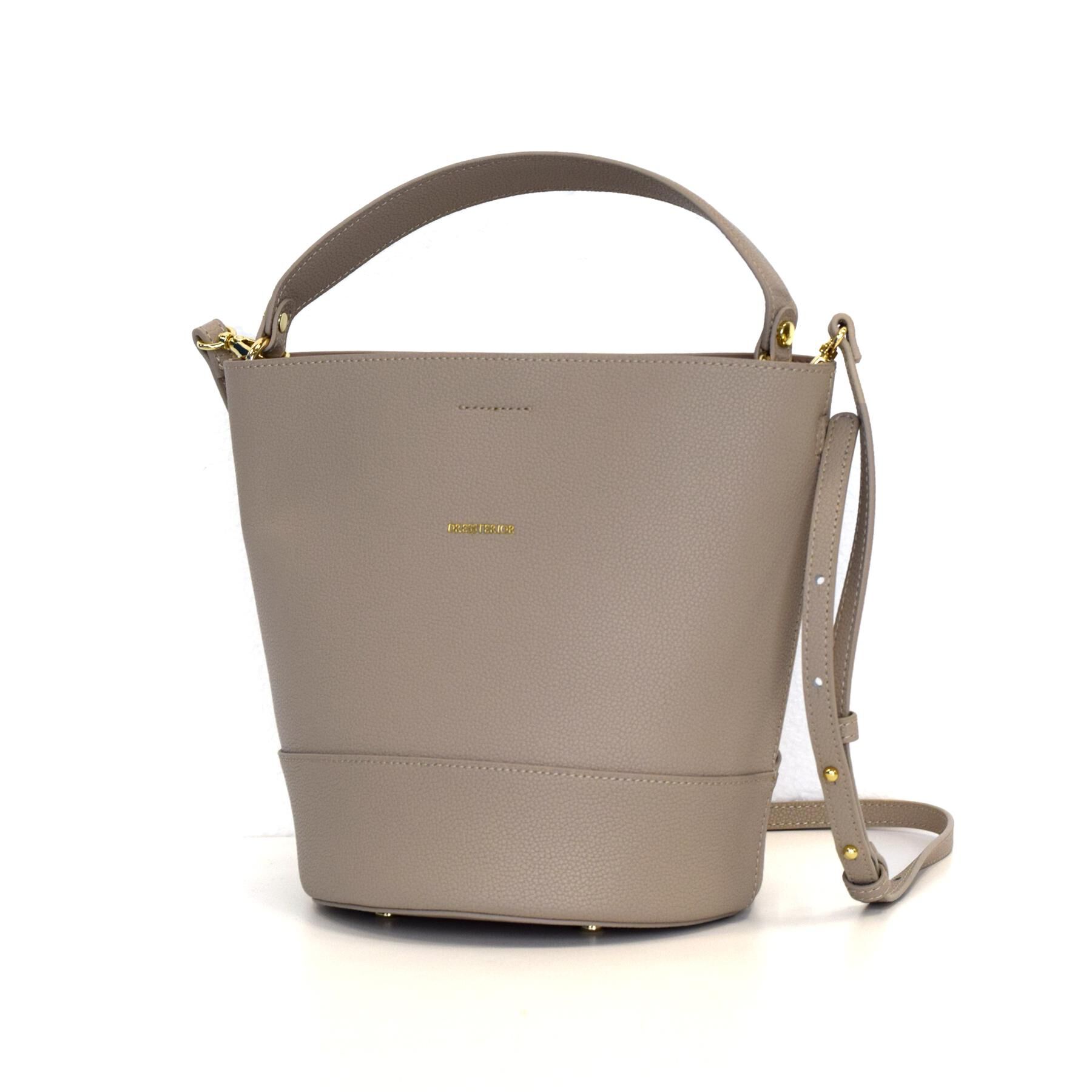 DRESSTERIOR「シュリンクレザーバケットBAG」|ハンドバッグ|