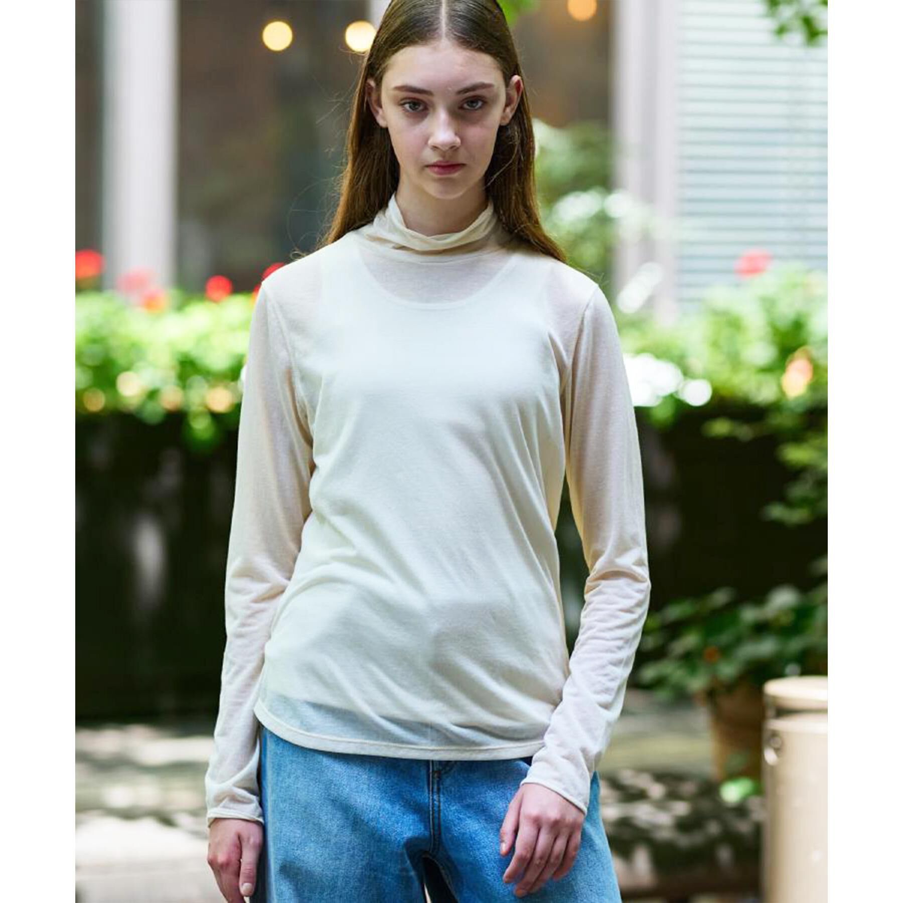 DRESSTERIOR「【シアー素材】シアータートルトップス」|Tシャツ・カットソー|