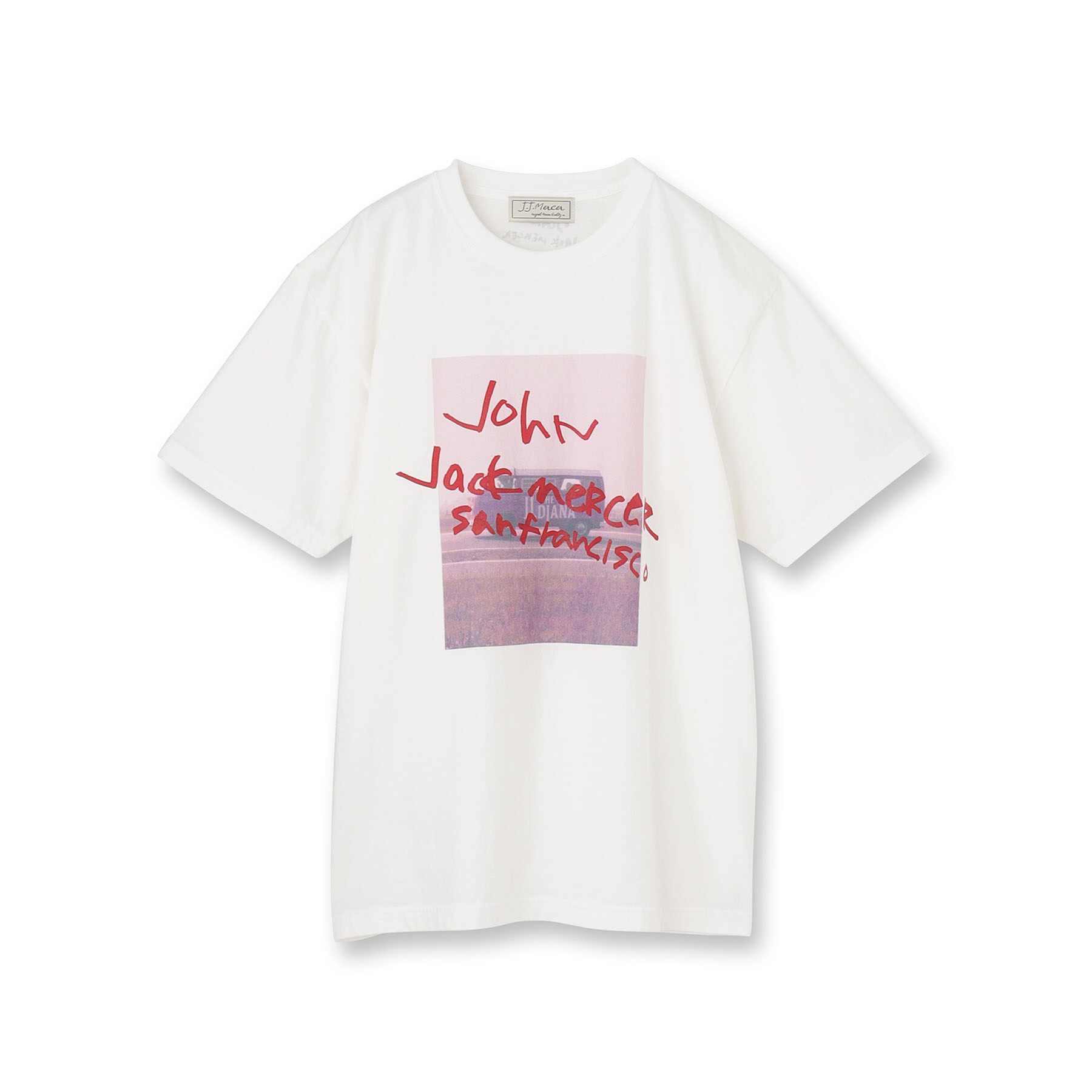 DRESSTERIOR「J．J．Mercer （ジェイジェイマーサー）【別注】プリントTシャツ」|Tシャツ・カットソー|ホワイト(001)