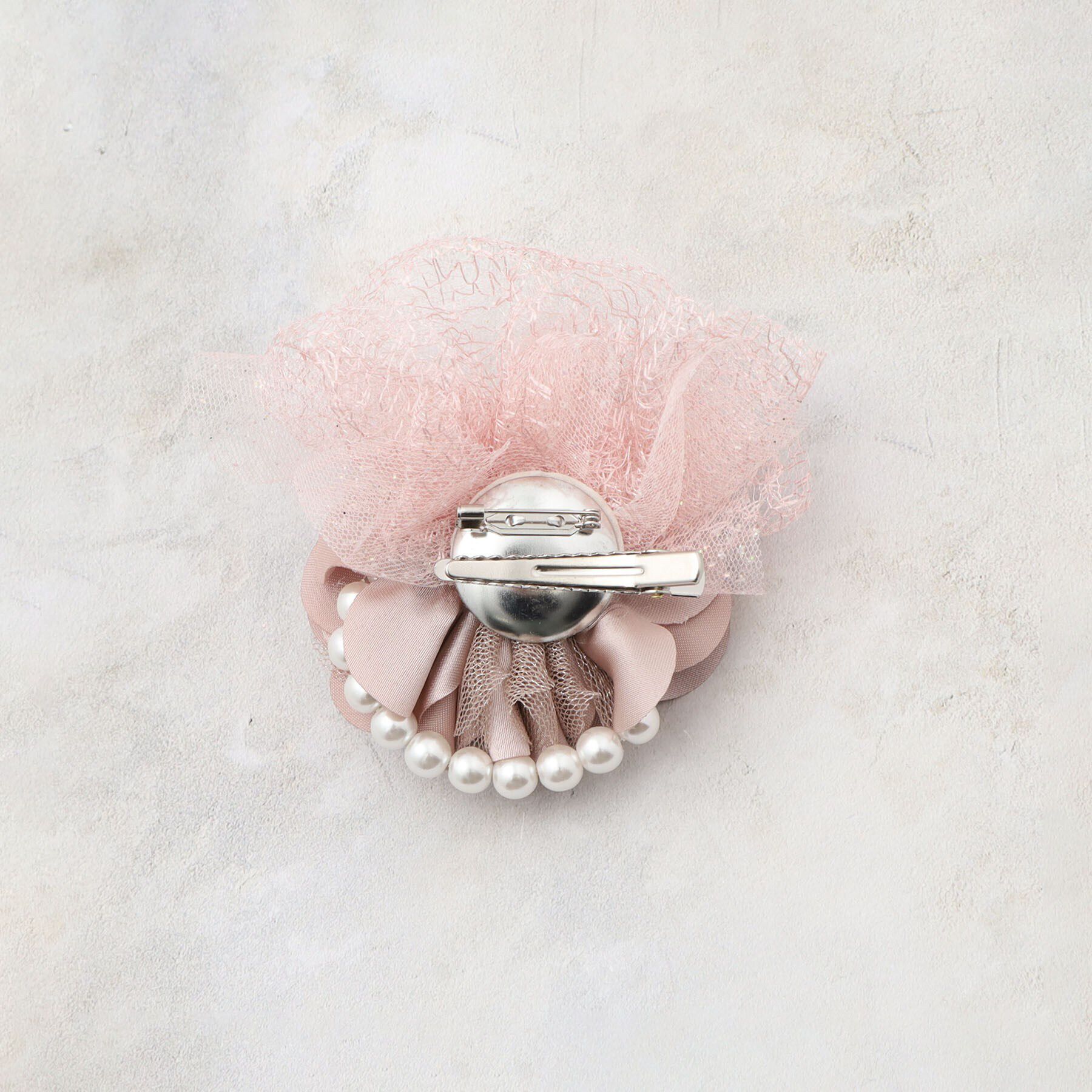 grove「フラワーシフォンパール調コサージュ【入卒対応可】」|ブローチ・コサージュ|