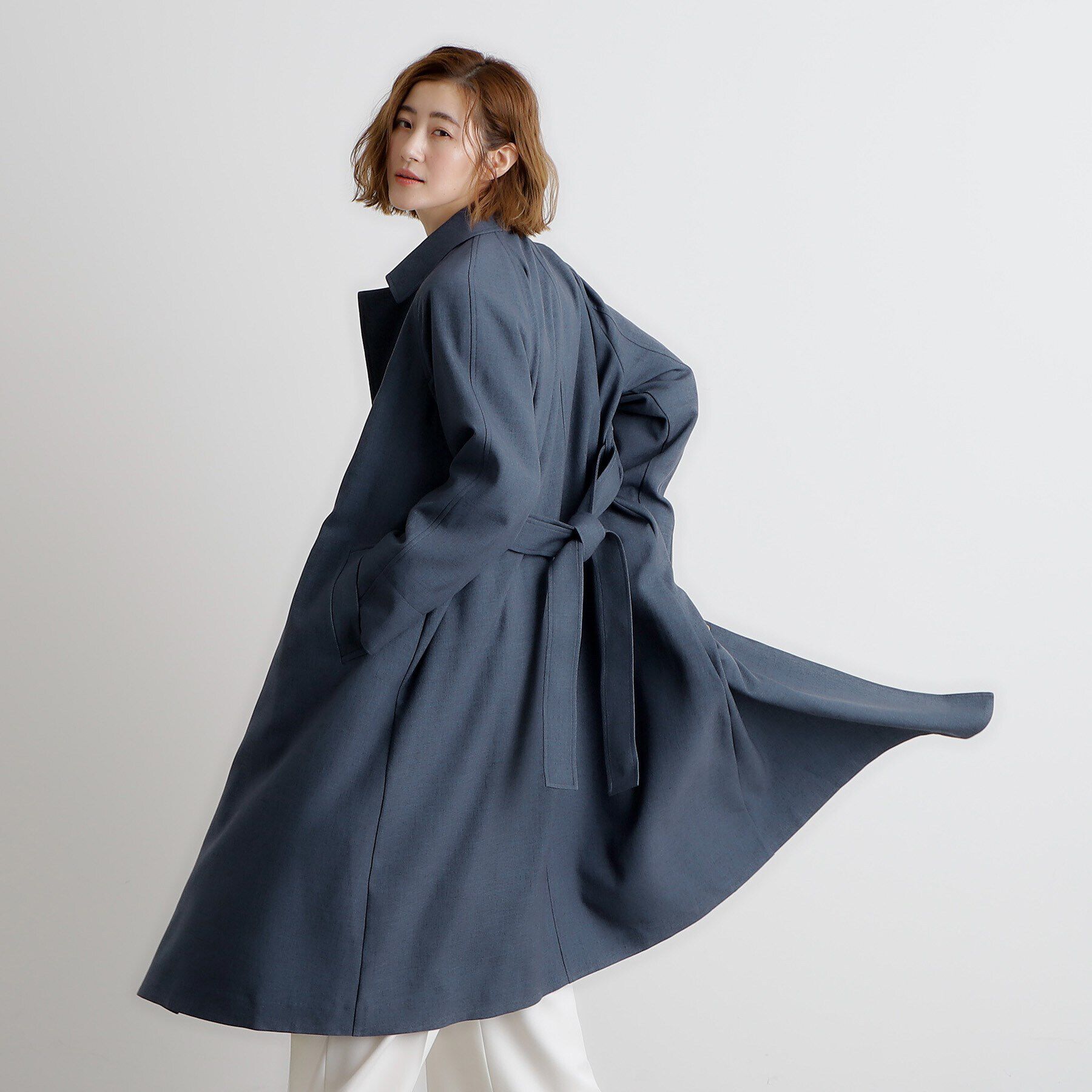 grove「【雑誌掲載】ツイルトレンチコート」|トレンチコート|