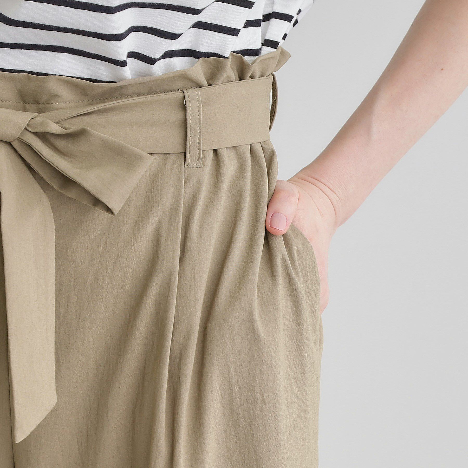 grove「【晴れの日も雨の日も】撥水イージーワイドパンツ」|その他|