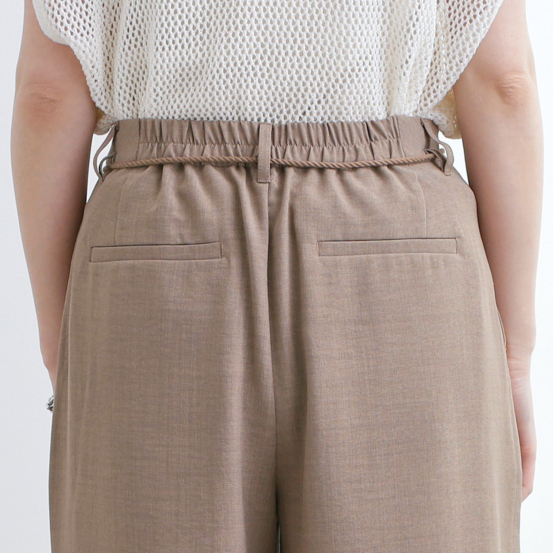 grove「ロープベルトで差がつく 洗練リラックスパンツ」|その他|