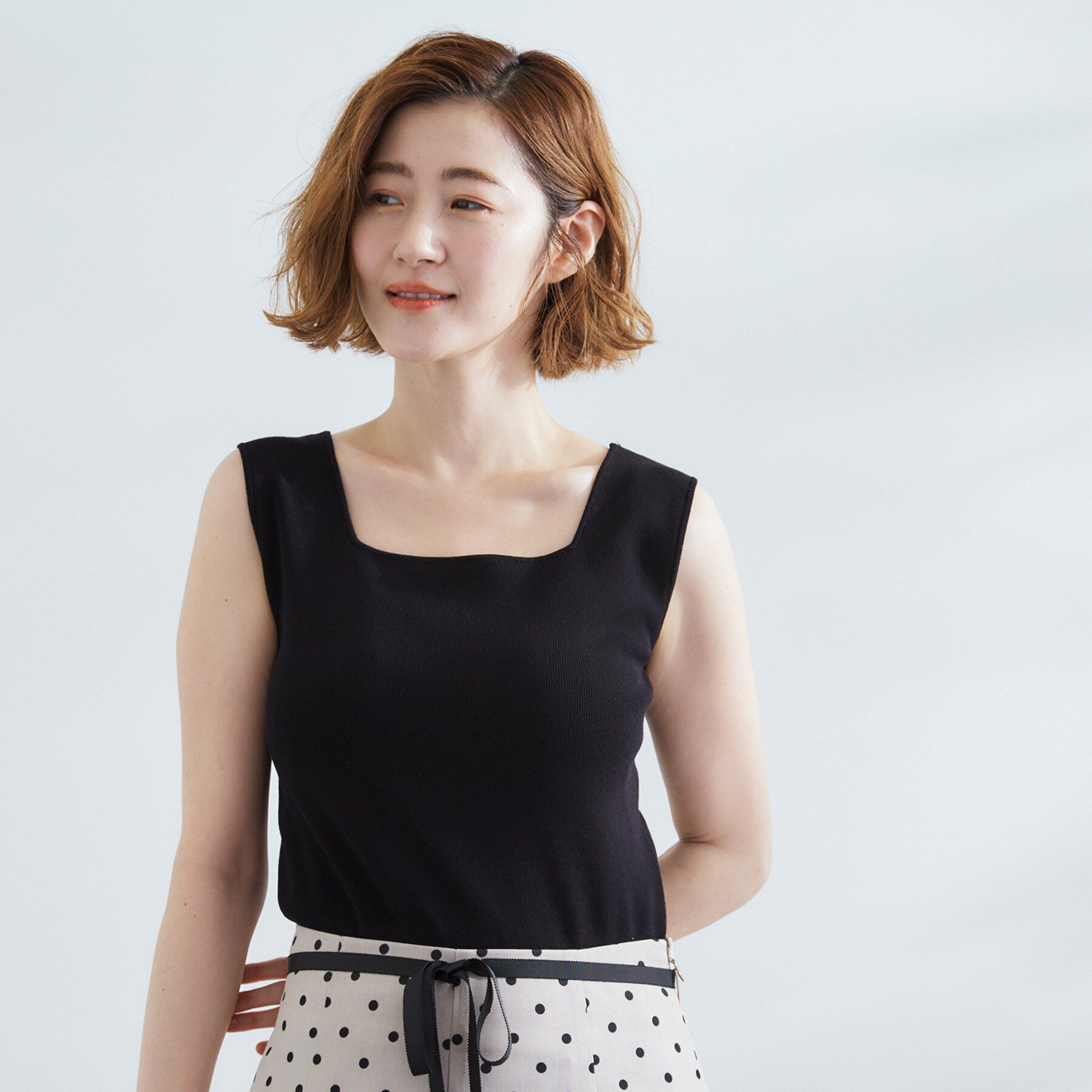 grove「2WAYスクエアネックタンク」|キャミソール|