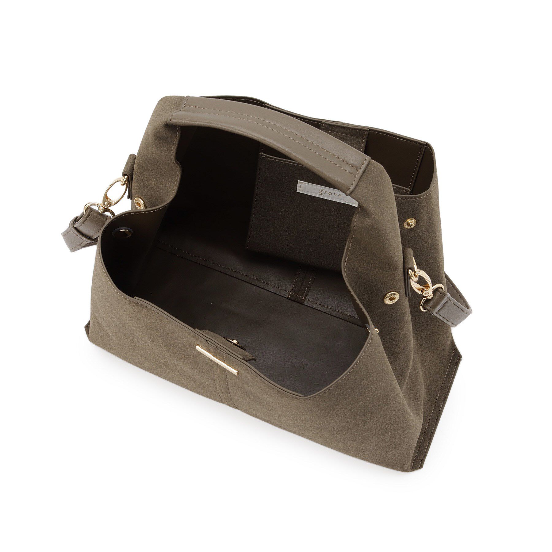 grove「タックハンドル2WAYトート」|トートバッグ|