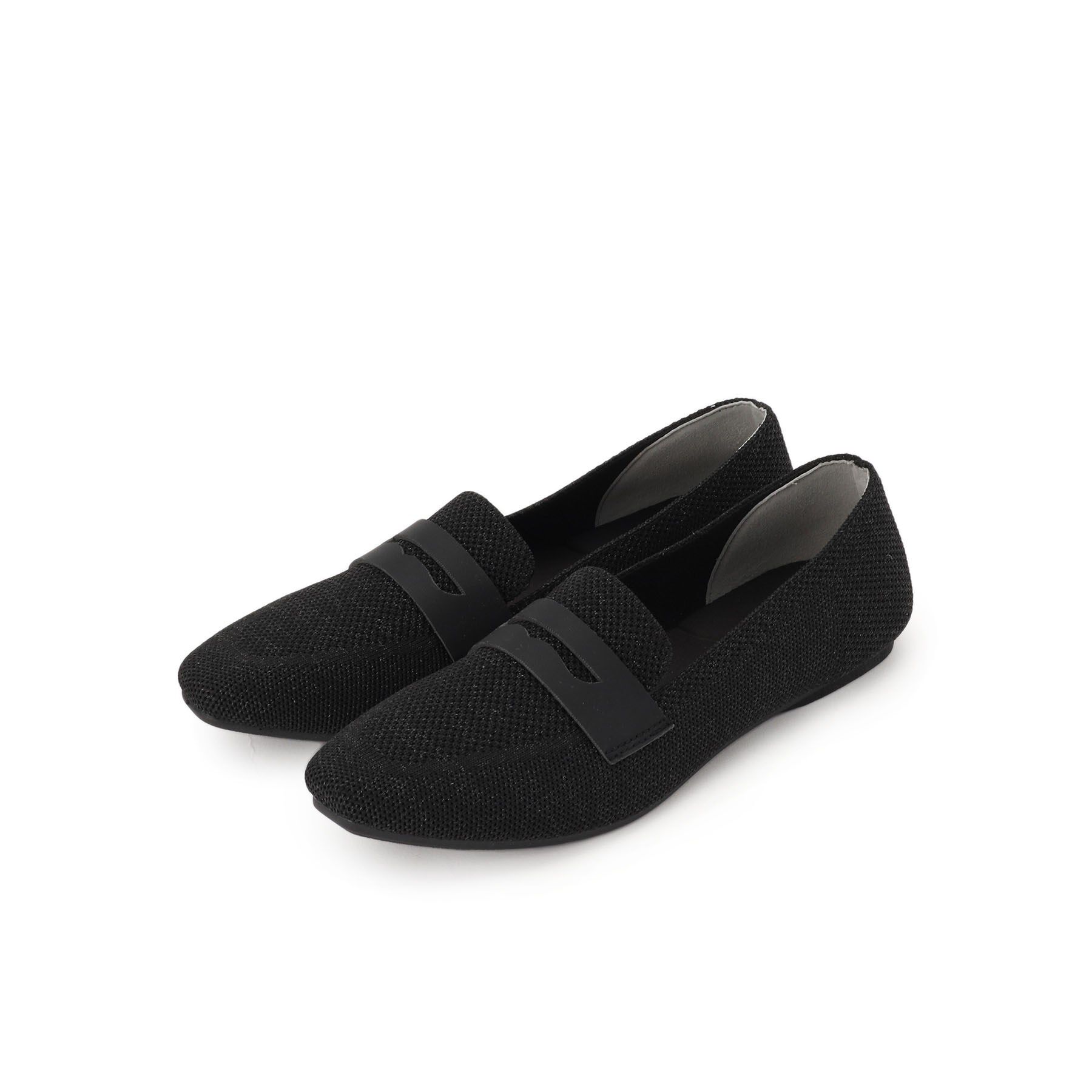 grove「【人間工学】洗えるニットローファー」|その他|ブラック(019)