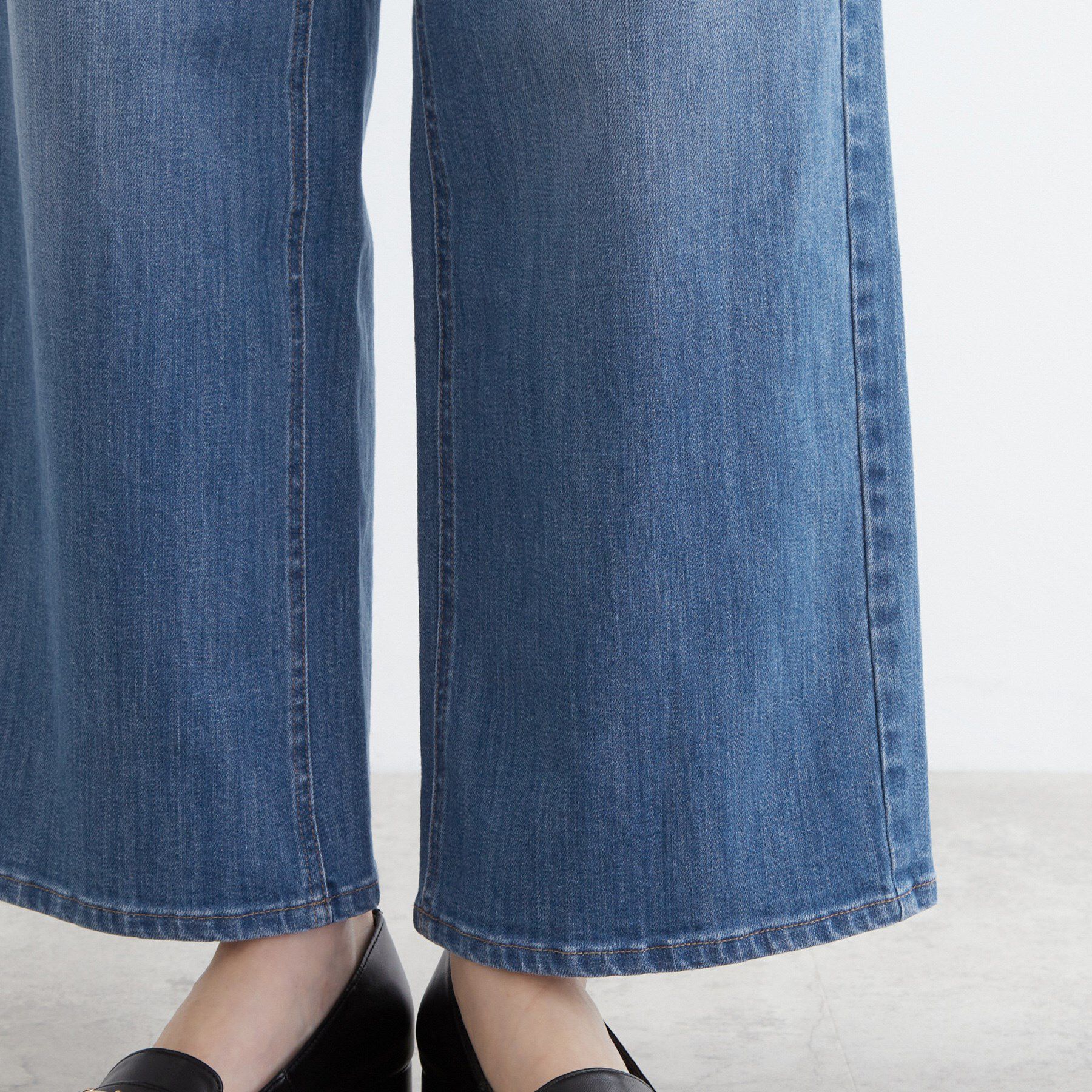 grove「【美シルエット/選べる着丈】大人のためのバギーデニム」|デニム|