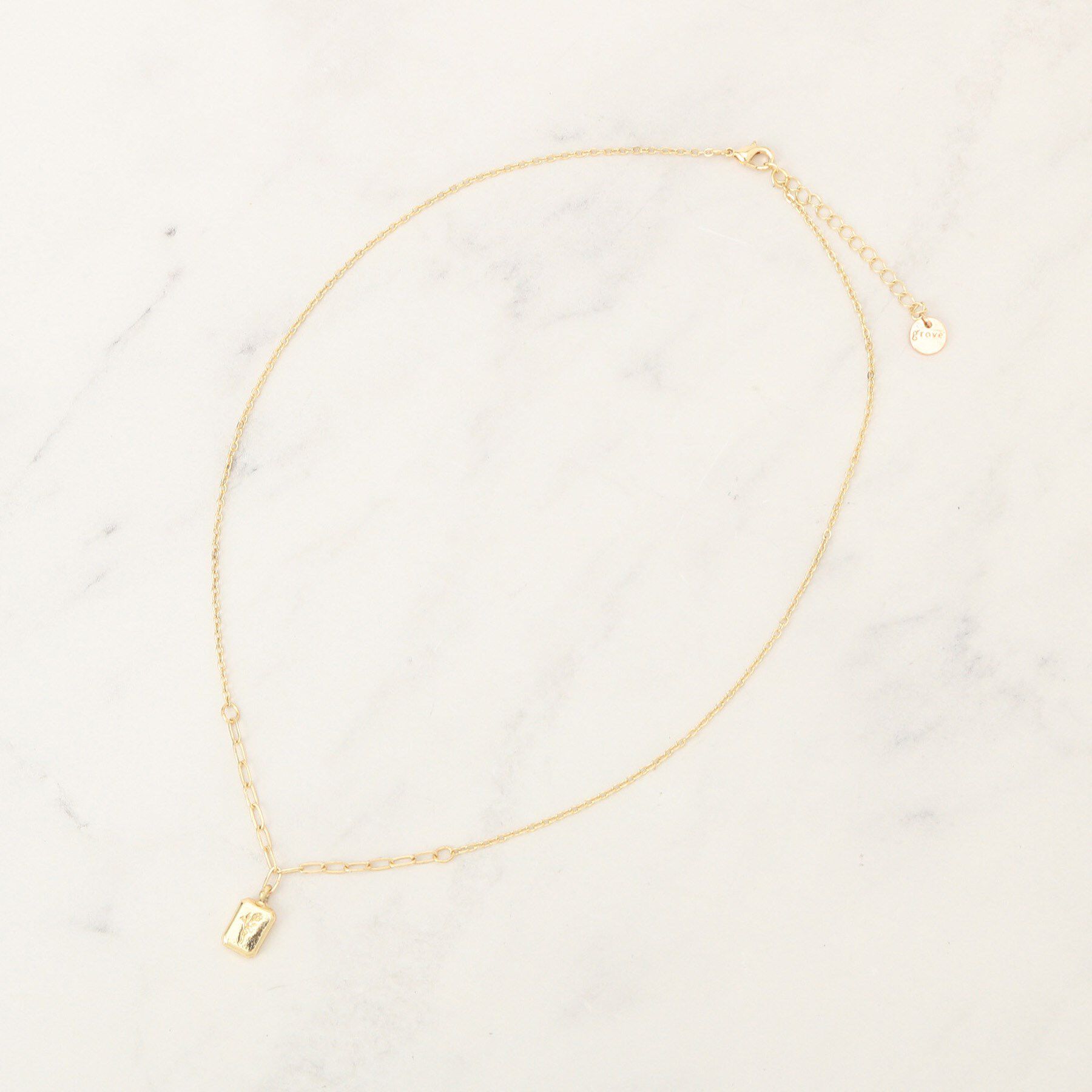 grove「メタルメダリオンショートネックレス」|ネックレス|