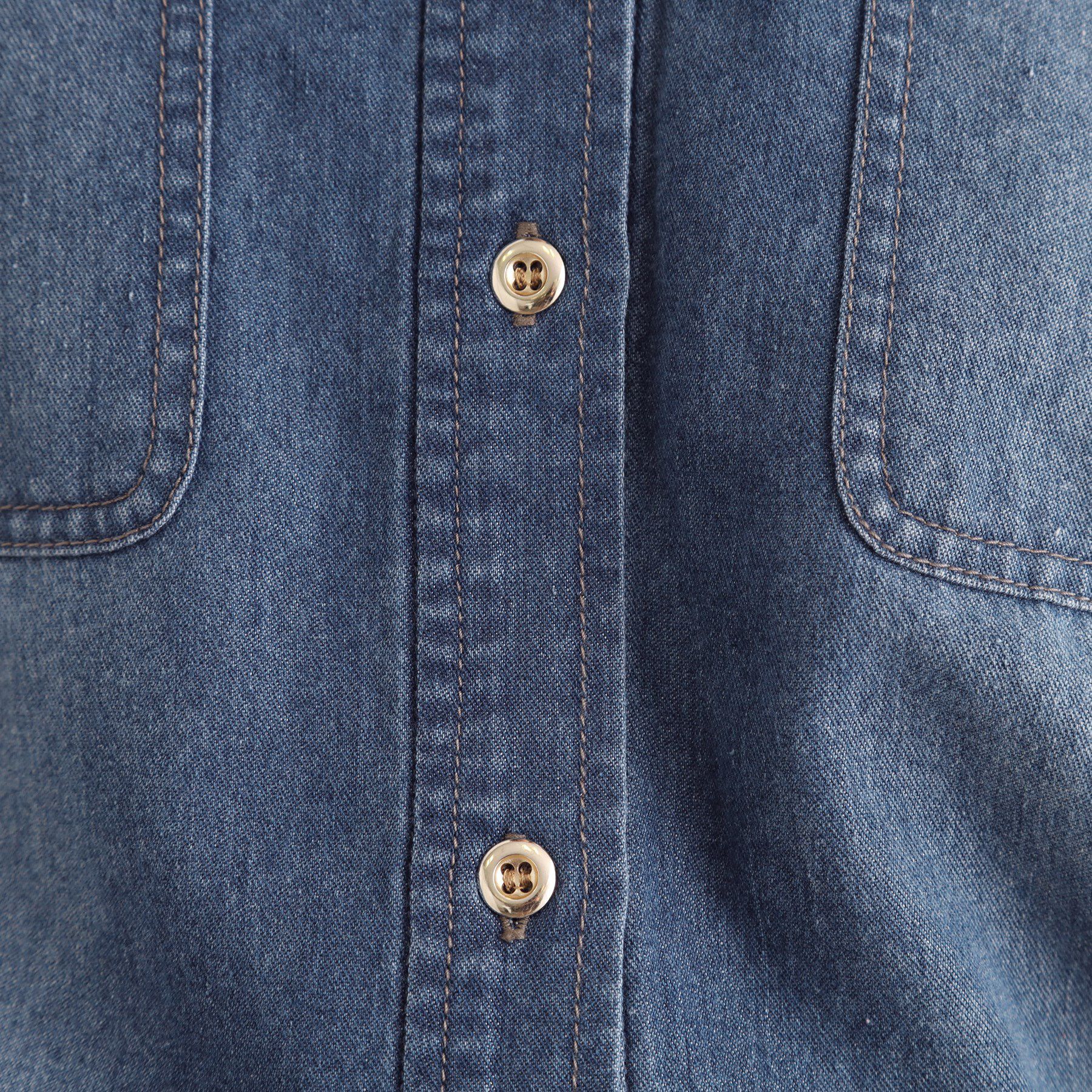 grove「【選べる着丈】オーバーサイズデニムシャツ」|シャツ・ブラウス|