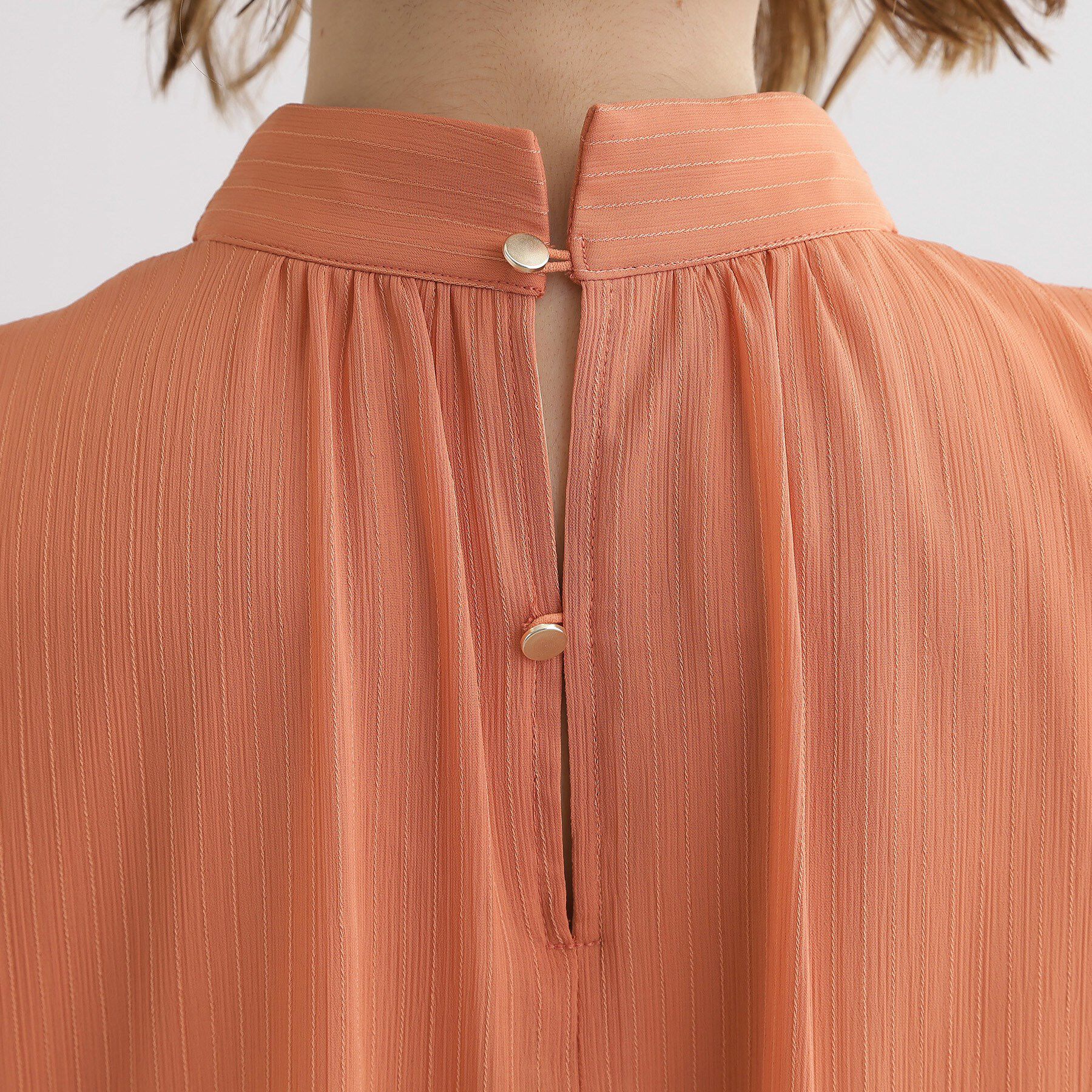 grove「シアーストライプボウタイブラウス」|シャツ・ブラウス|