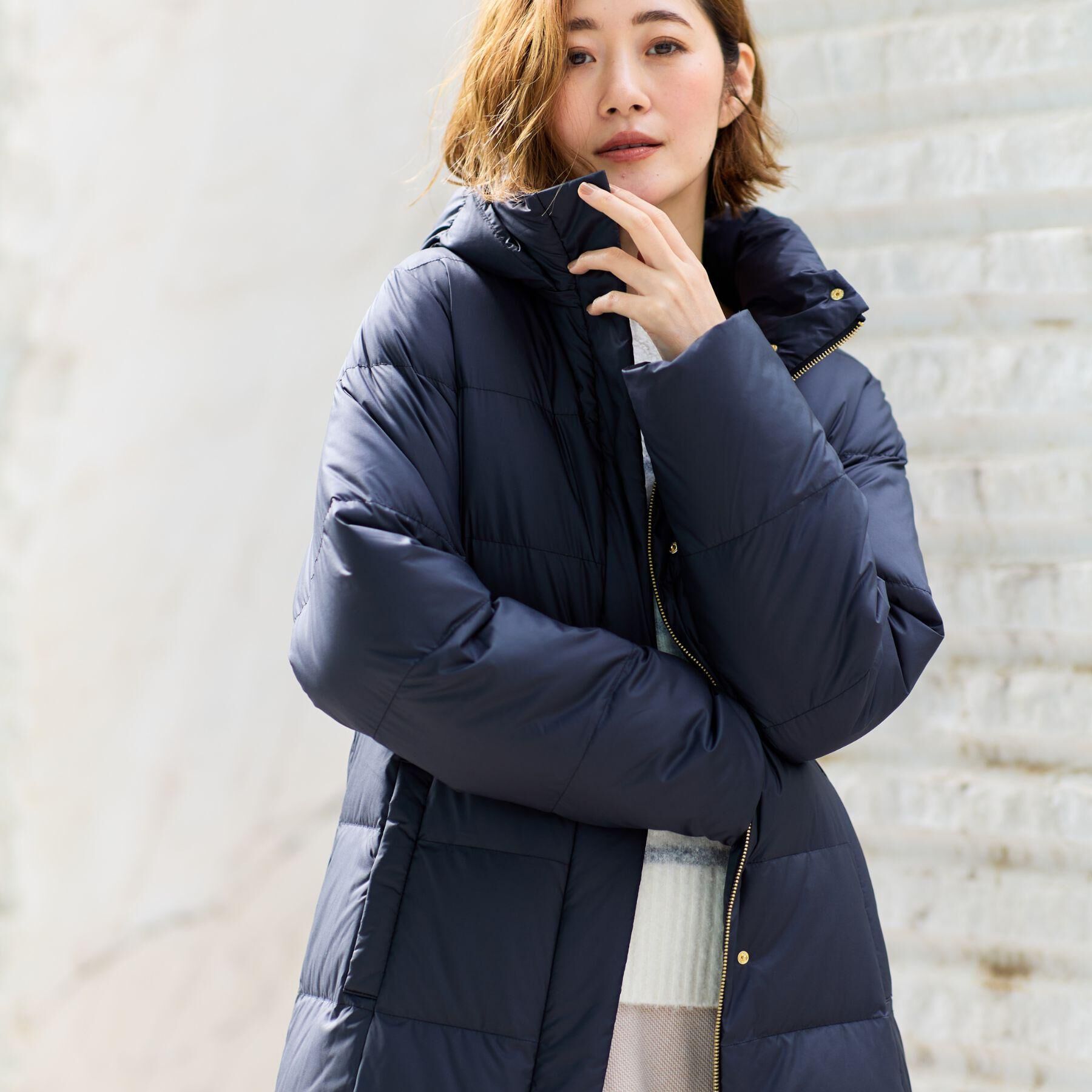 grove「【名品アウター/800FP・多機能】つつまれダウンロング」|ダウン|