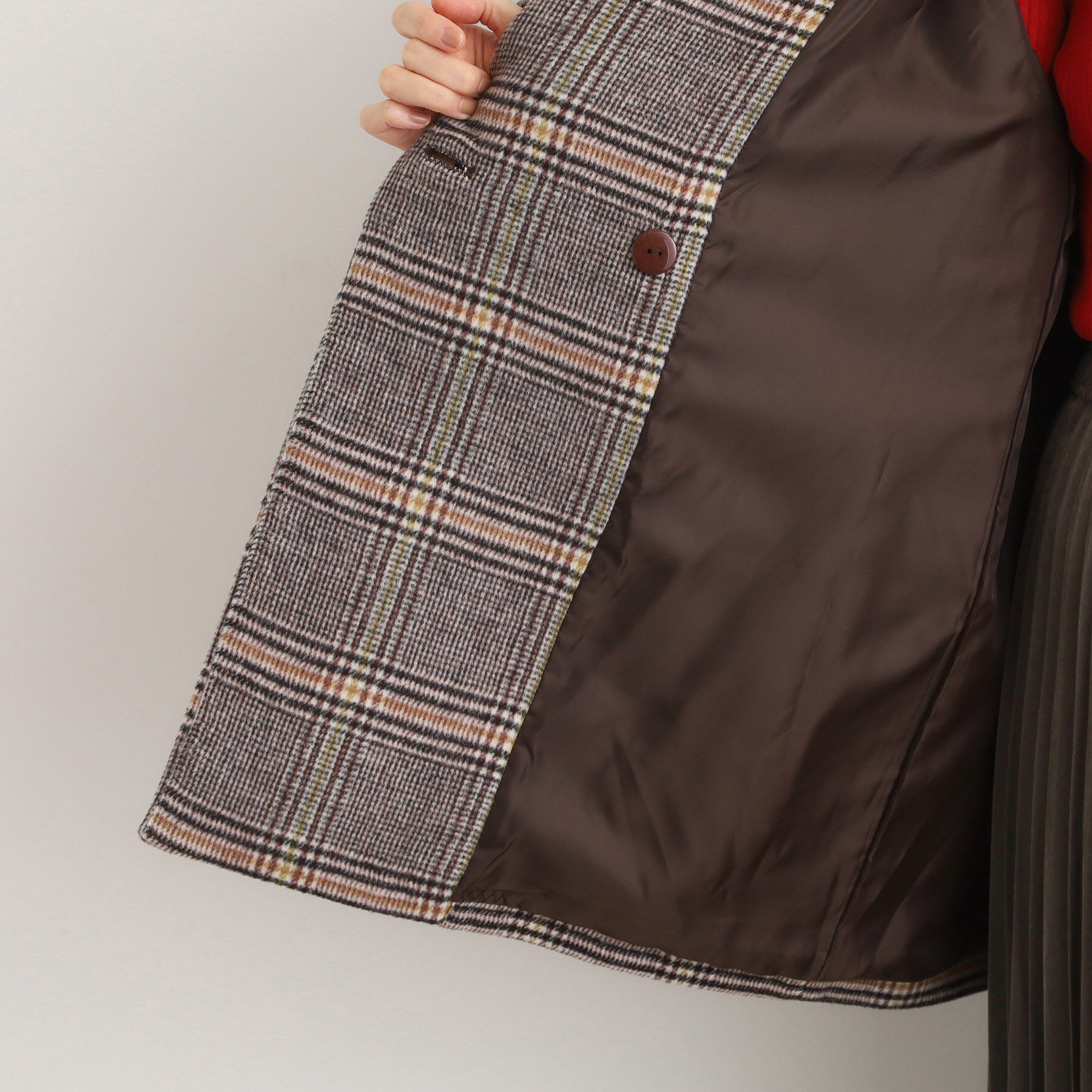 grove「ふんわりまとう、オーバーサイズテーラーコート」|チェスターコート|