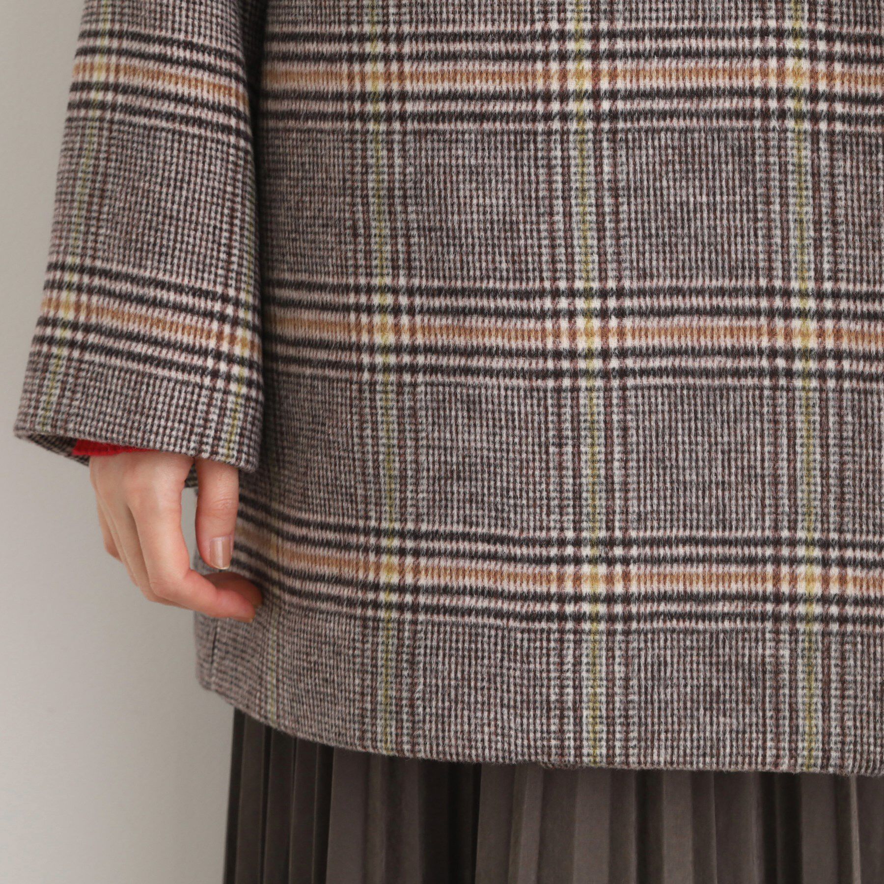 grove「ふんわりまとう、オーバーサイズテーラーコート」|チェスターコート|